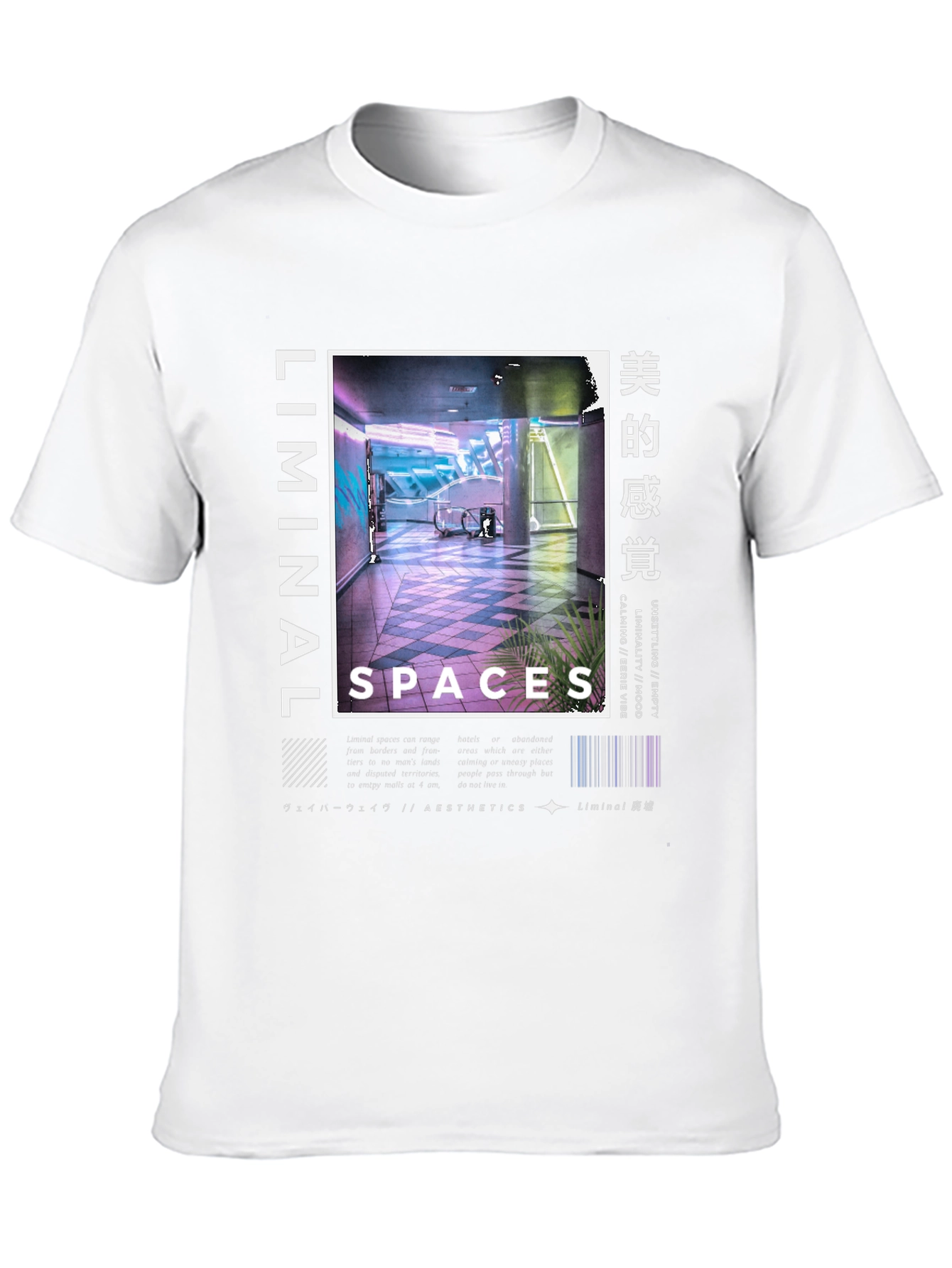 Liminal Spaces Graphic Tee - Aesthetic Design