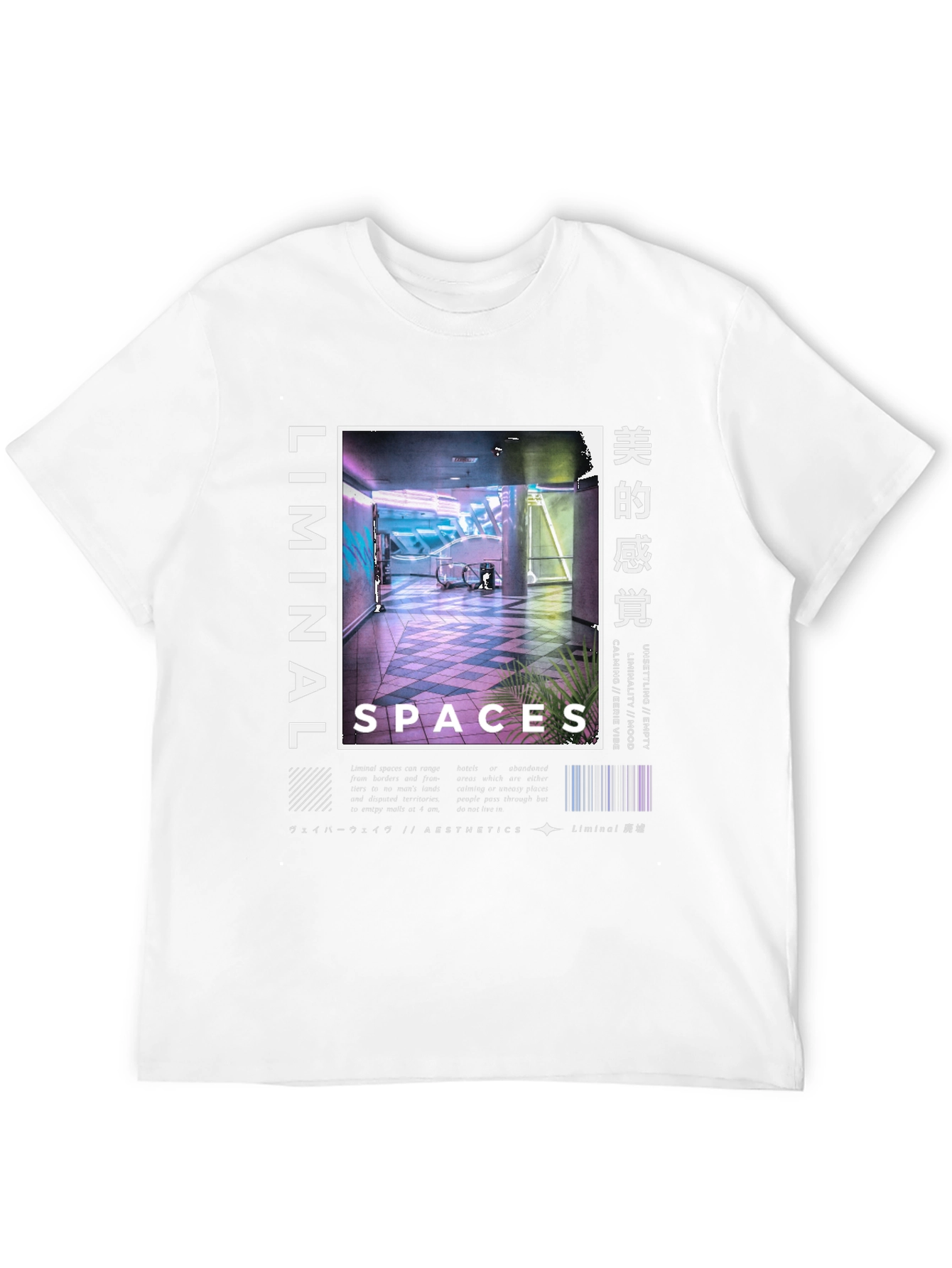 Liminal Spaces Graphic Tee - Aesthetic Design