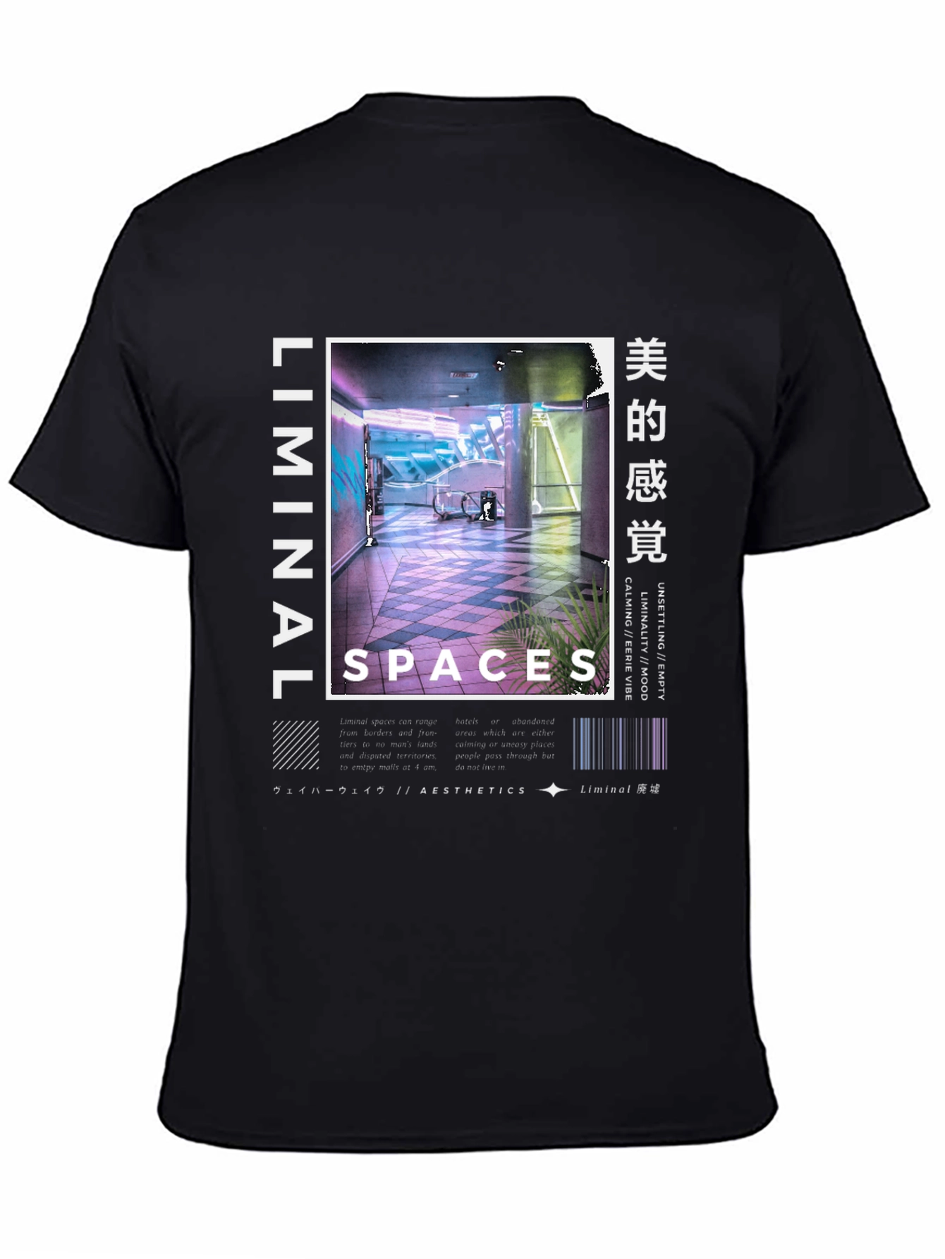 Liminal Spaces Graphic Tee - Aesthetic Design