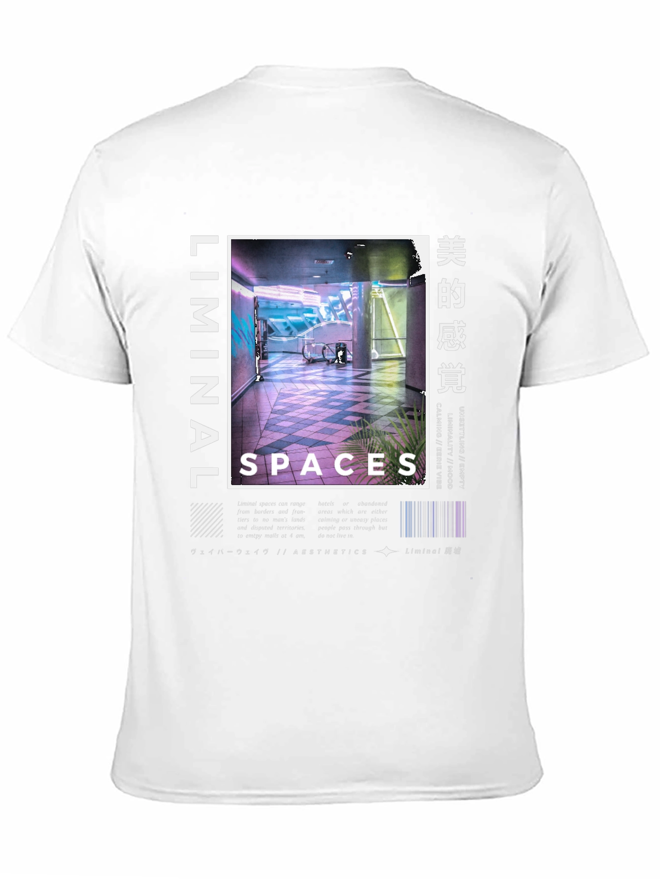 Liminal Spaces Graphic Tee - Aesthetic Design