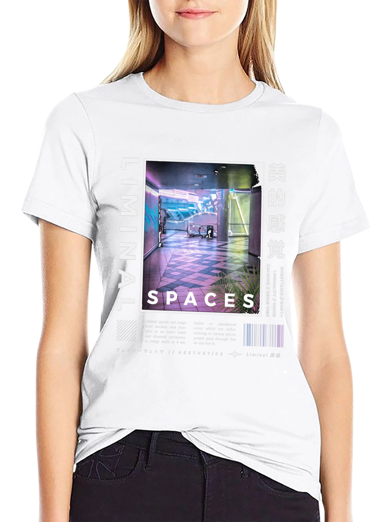 Liminal Spaces Graphic Tee - Aesthetic Design