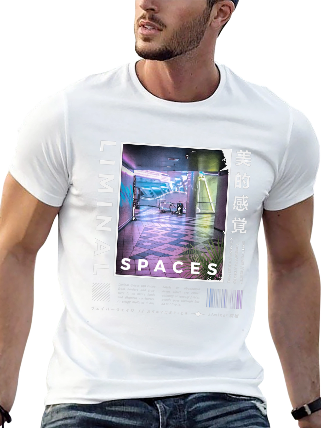 Liminal Spaces Graphic Tee - Aesthetic Design