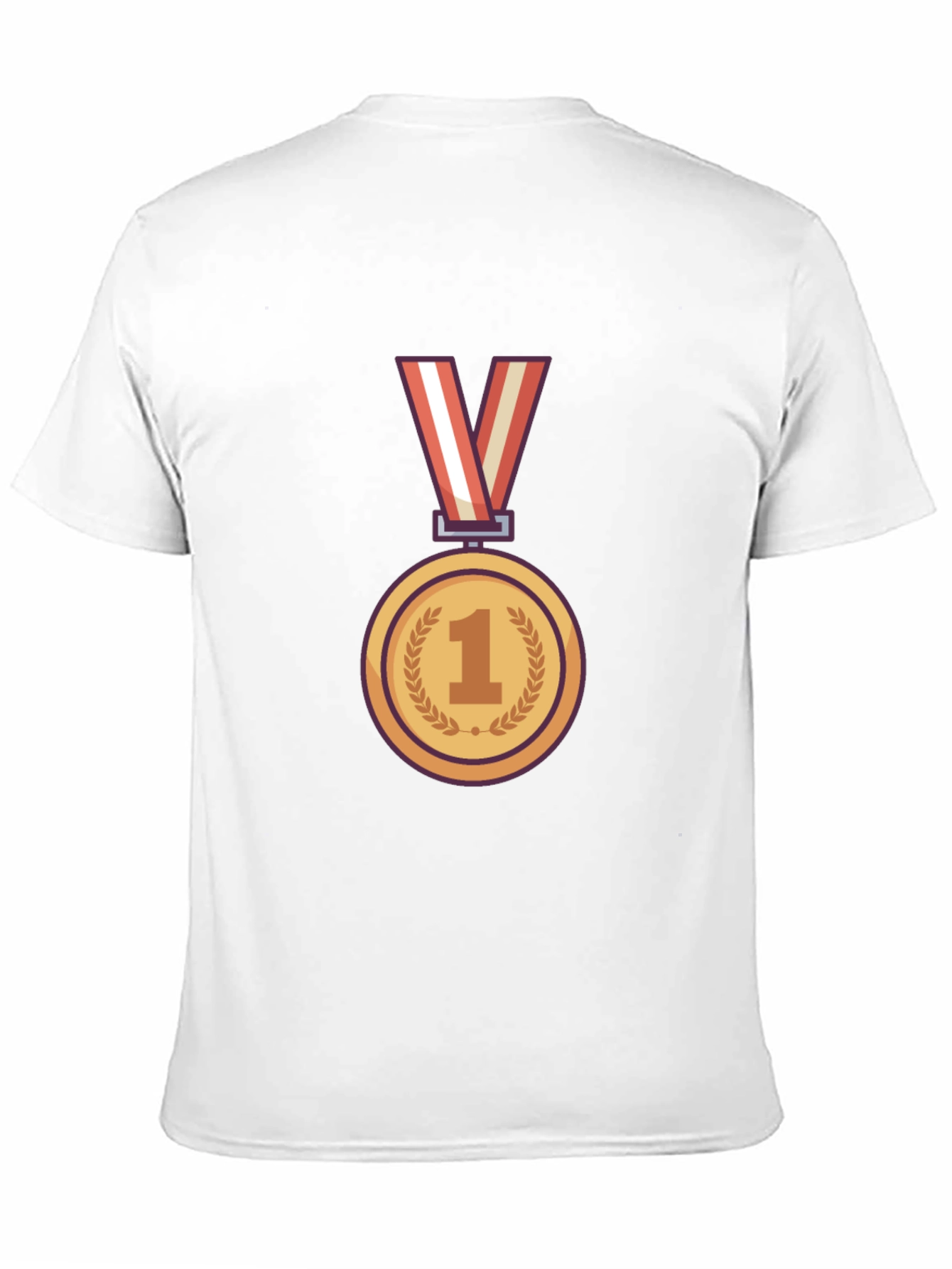 Champion T-Shirt with Gold Medal Graphic