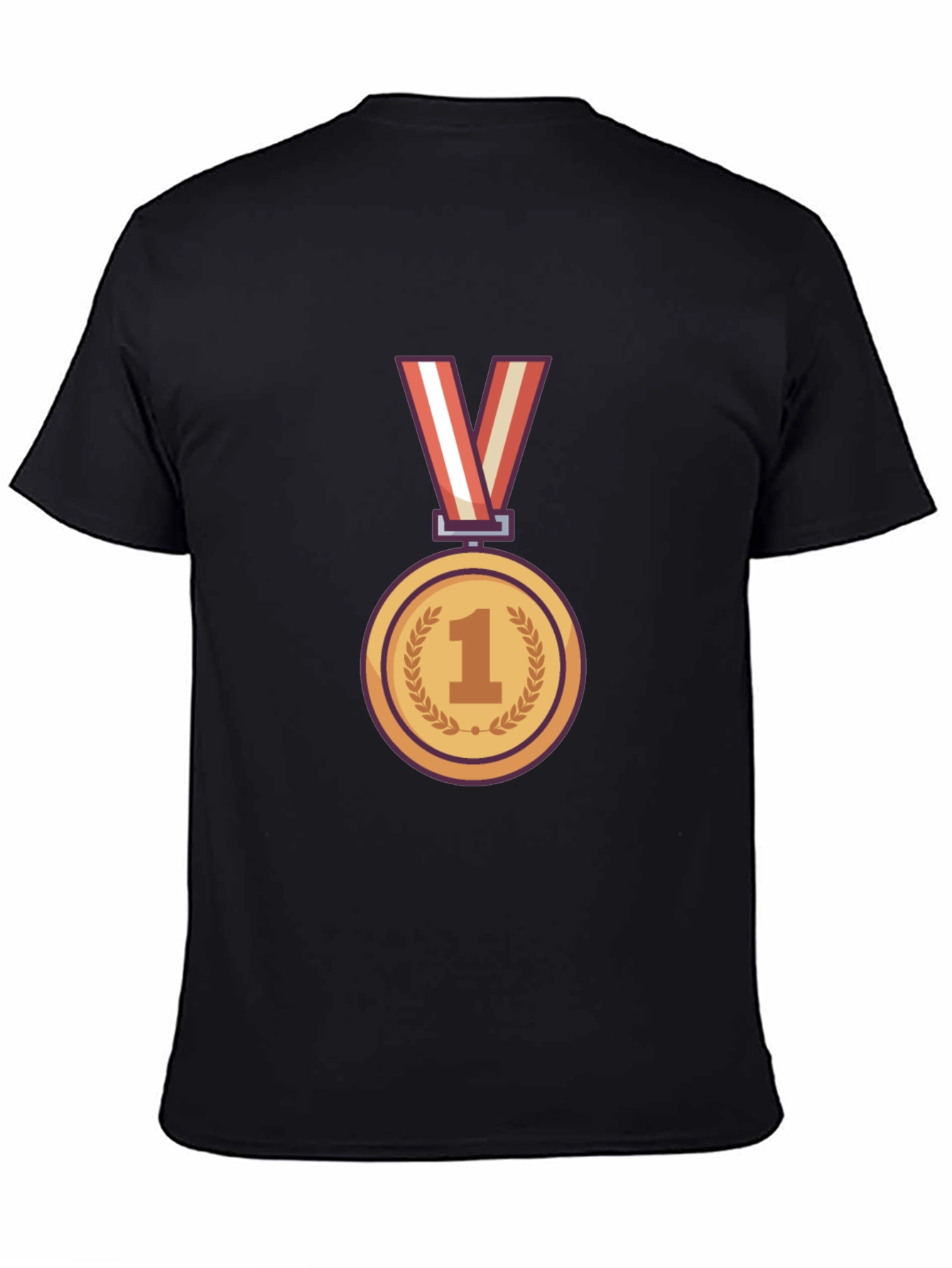 Champion T-Shirt with Gold Medal Graphic
