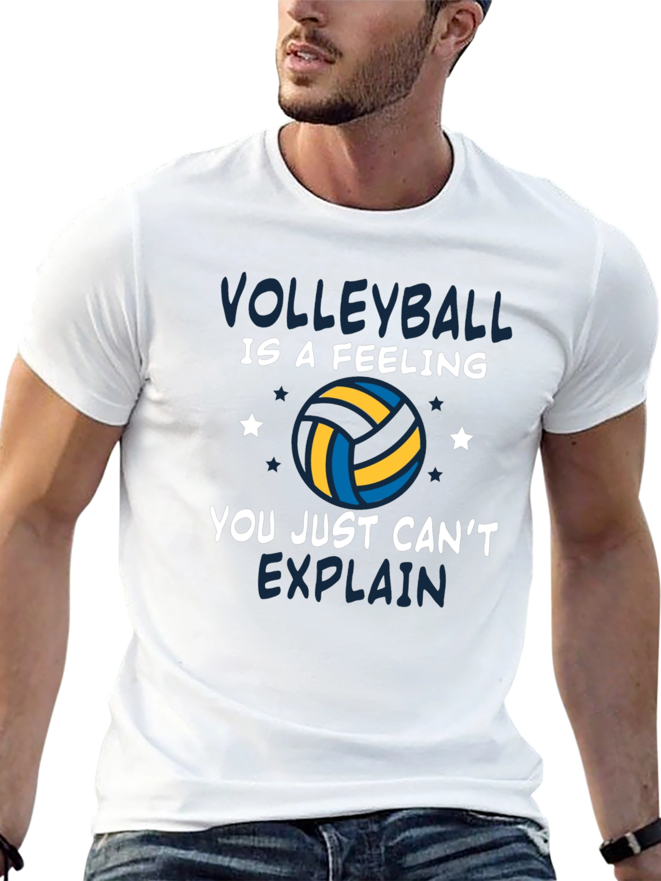 Volleyball Is A Feeling Graphic T-Shirt