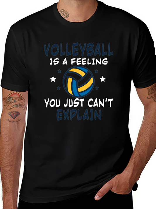 Volleyball Is A Feeling Graphic T-Shirt