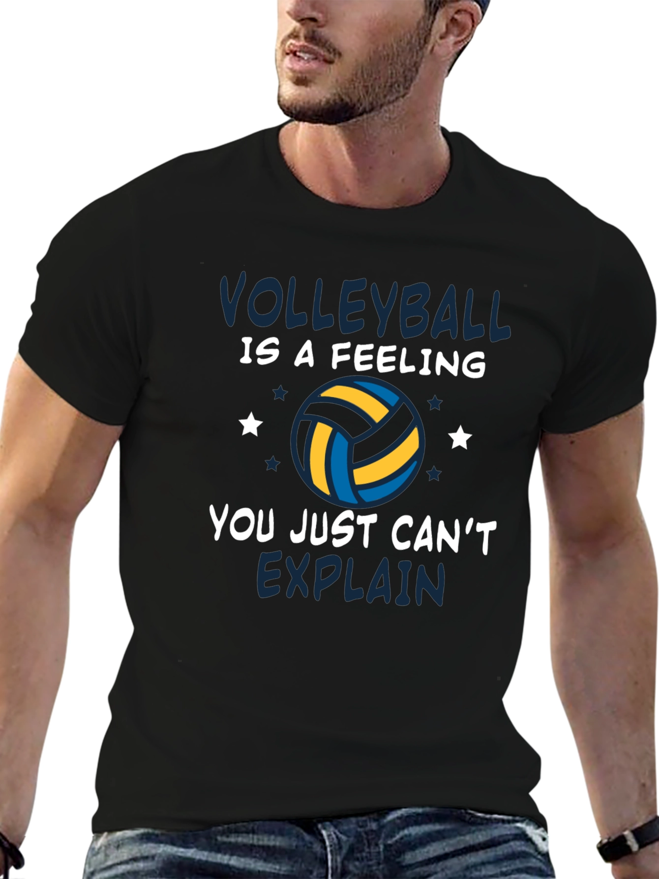 Volleyball Is A Feeling Graphic T-Shirt