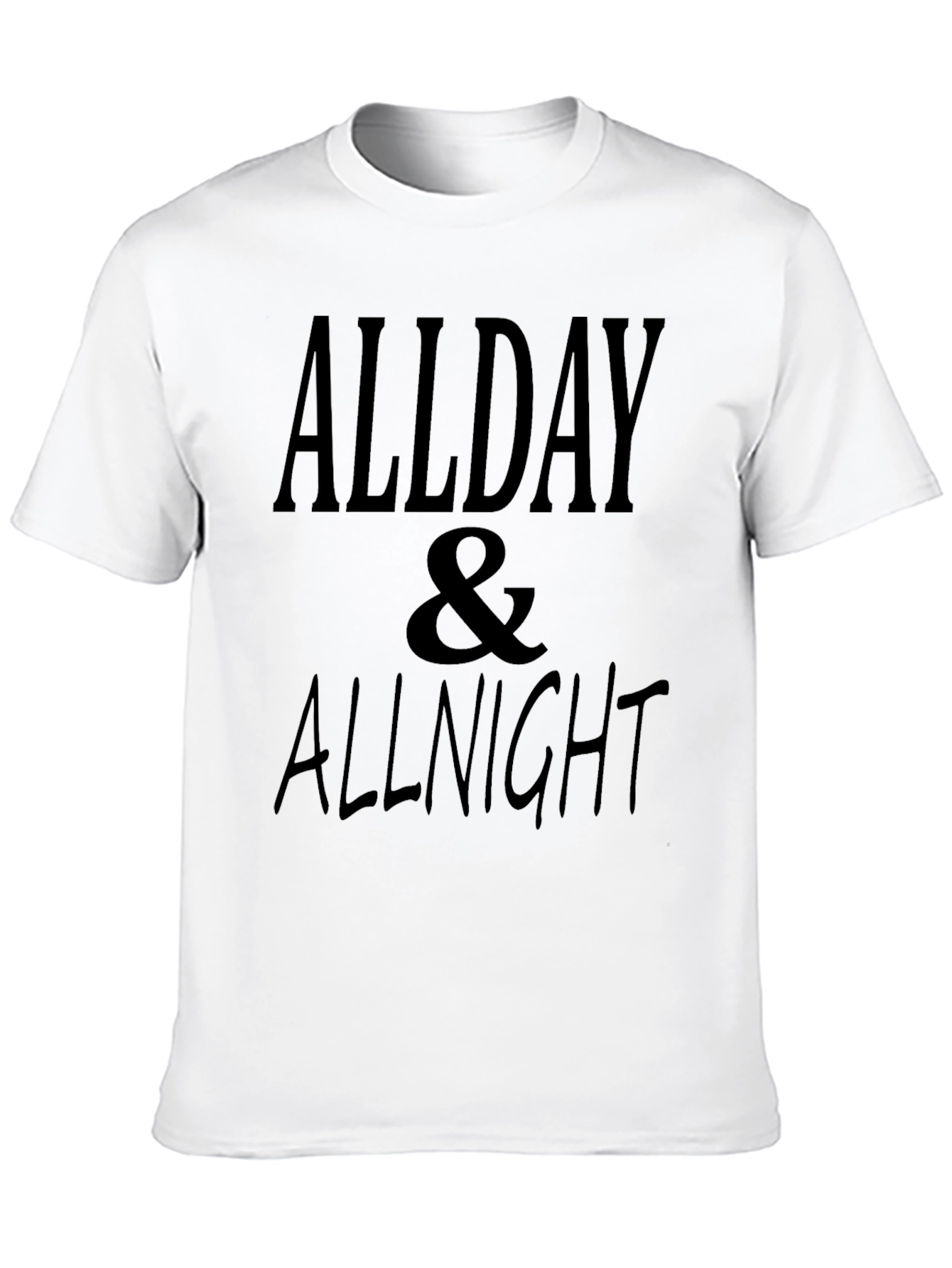 All Day & All Night Black T-Shirt