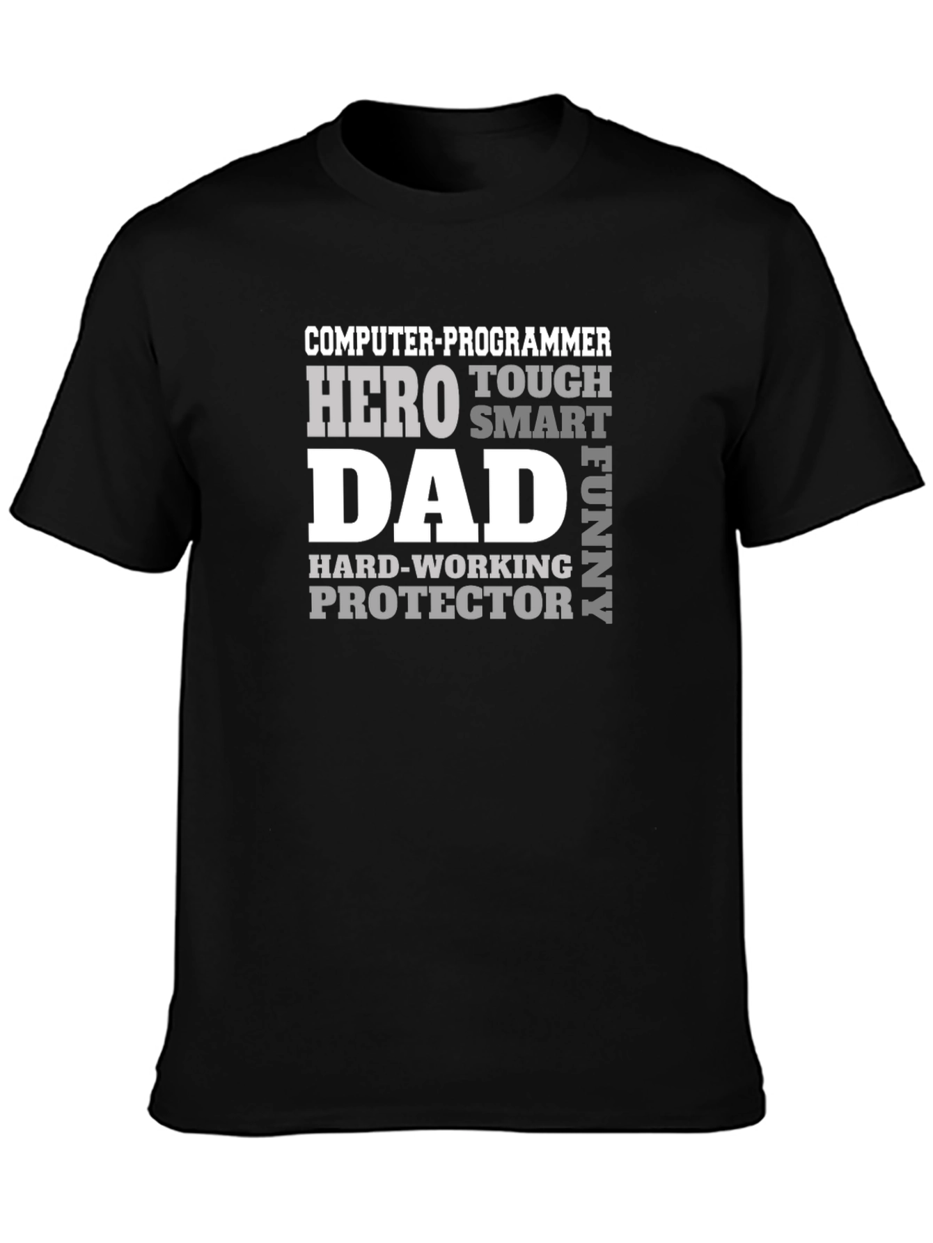 Computer Programmer Dad Hero T-Shirt