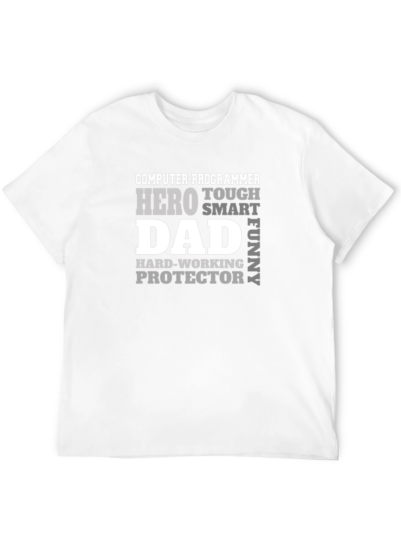 Computer Programmer Dad Hero T-Shirt