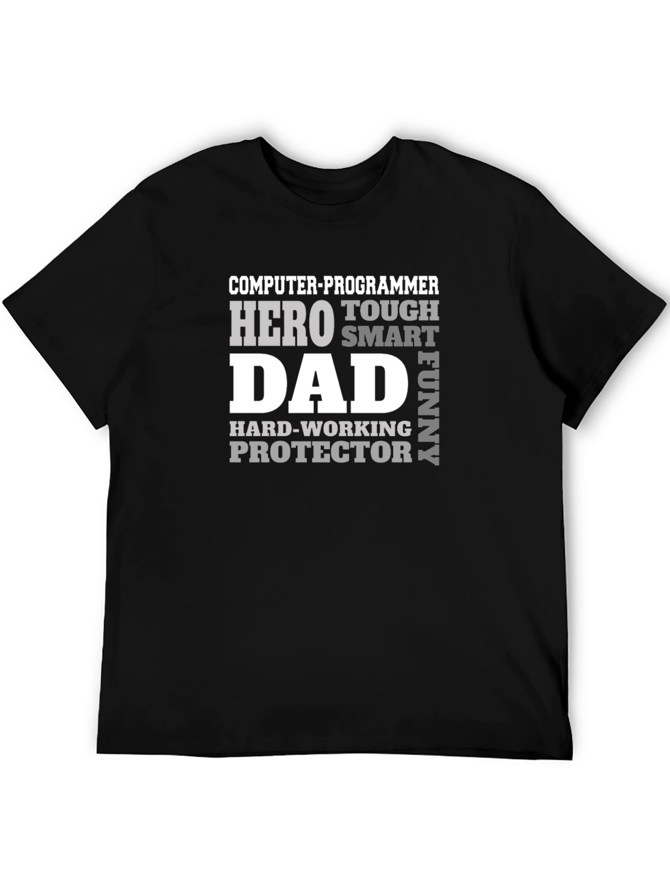 Computer Programmer Dad Hero T-Shirt