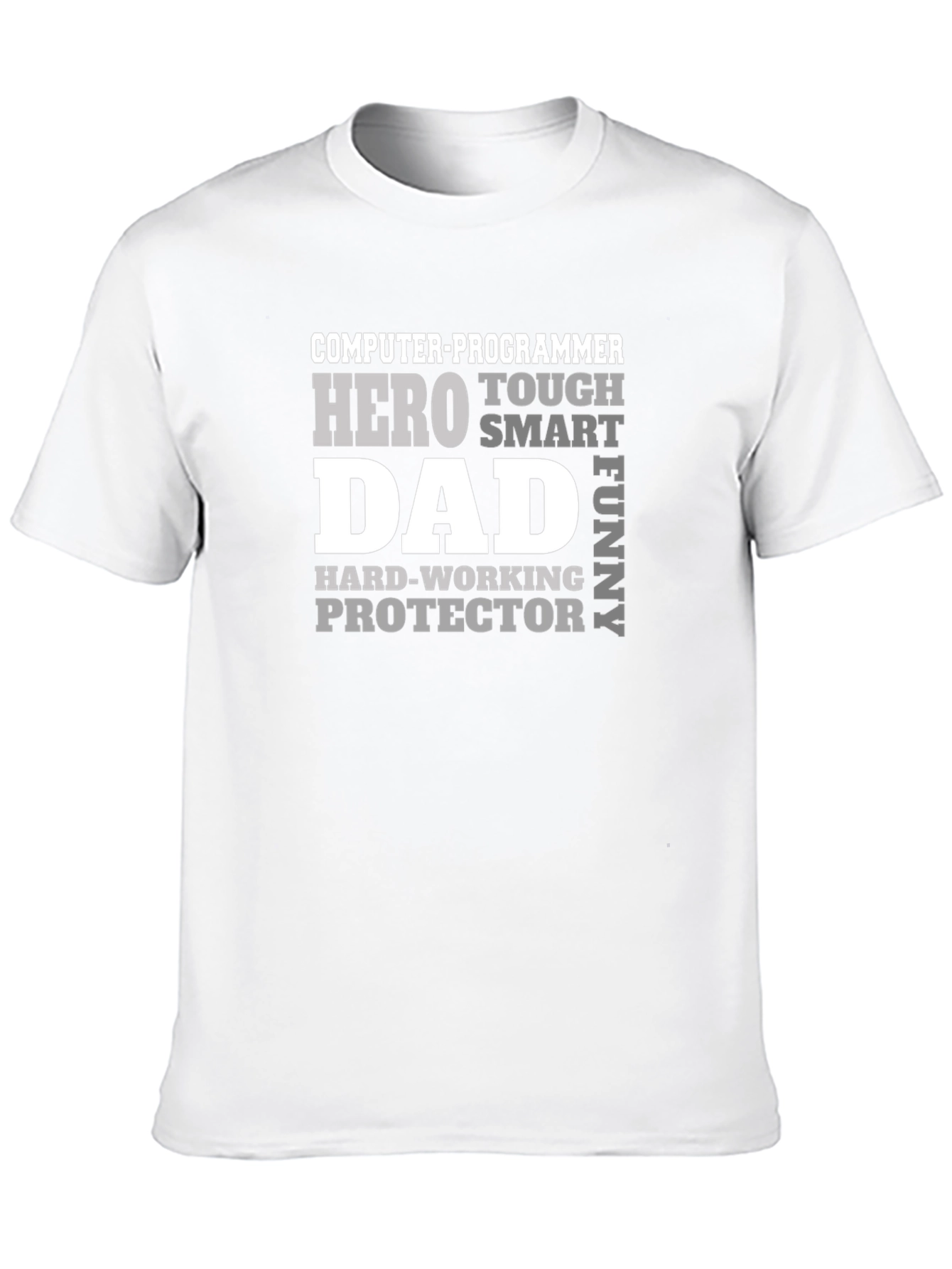 Computer Programmer Dad Hero T-Shirt