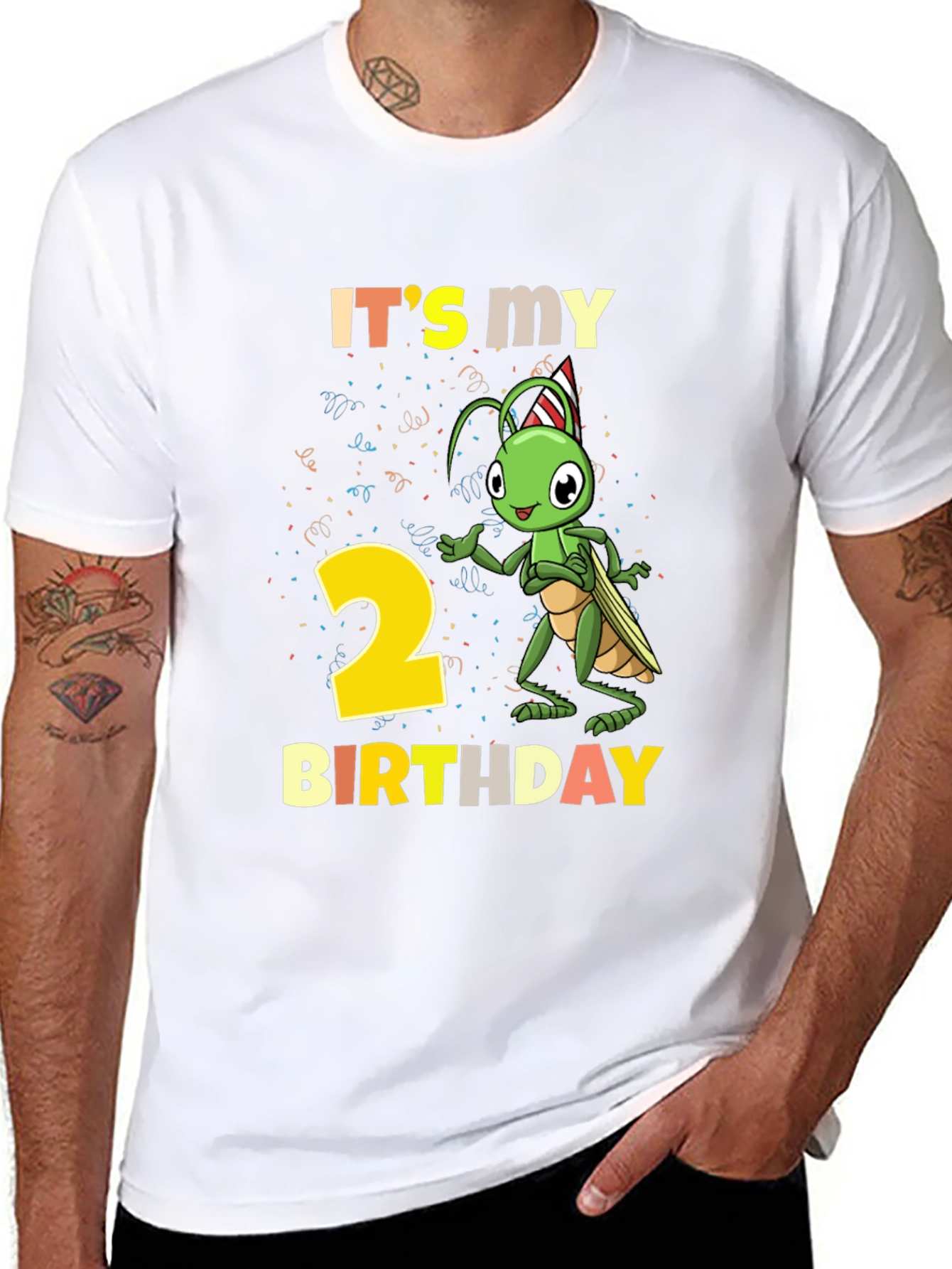 Its My 2nd Birthday Grasshopper T-Shirt