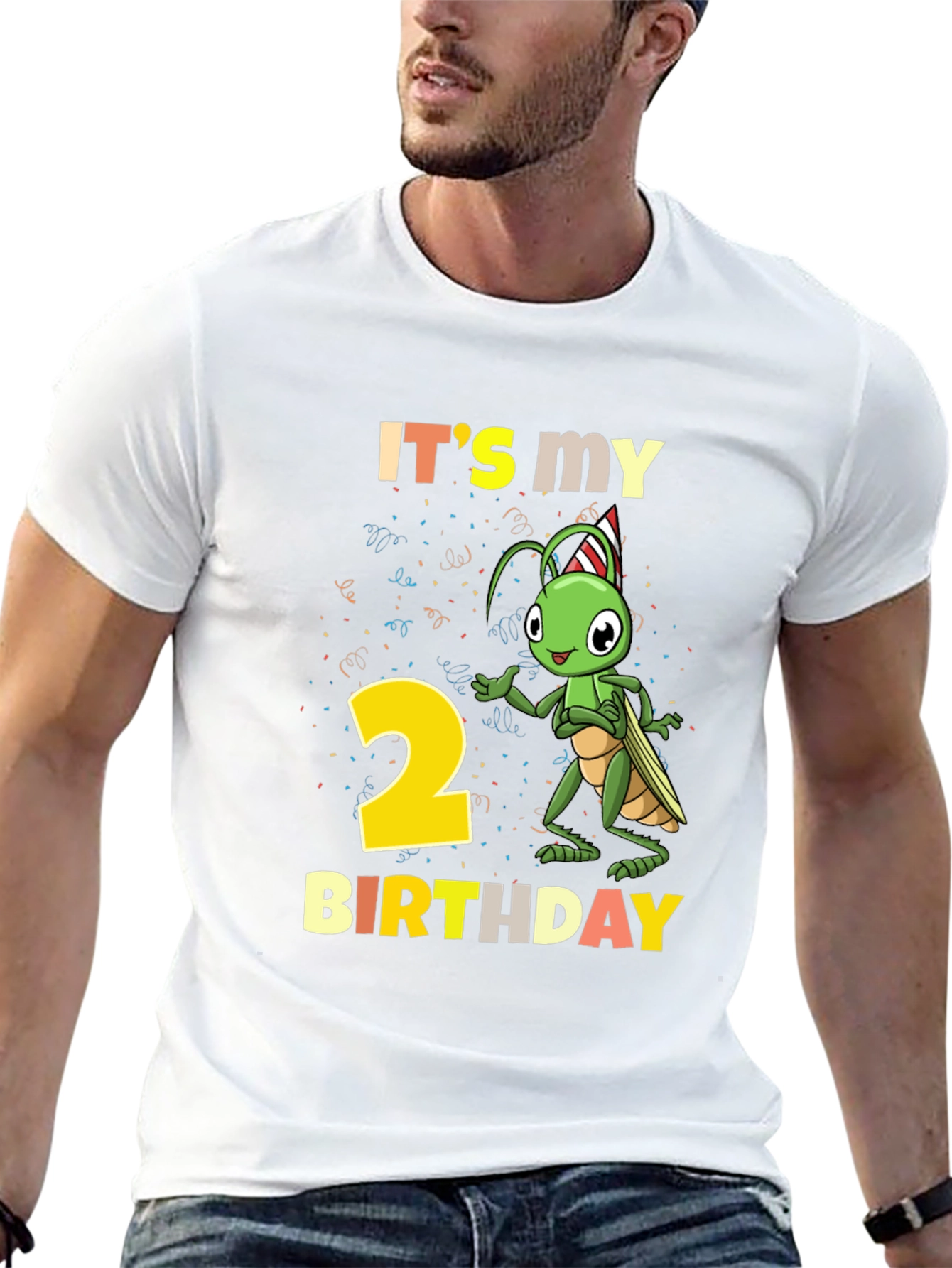 Its My 2nd Birthday Grasshopper T-Shirt