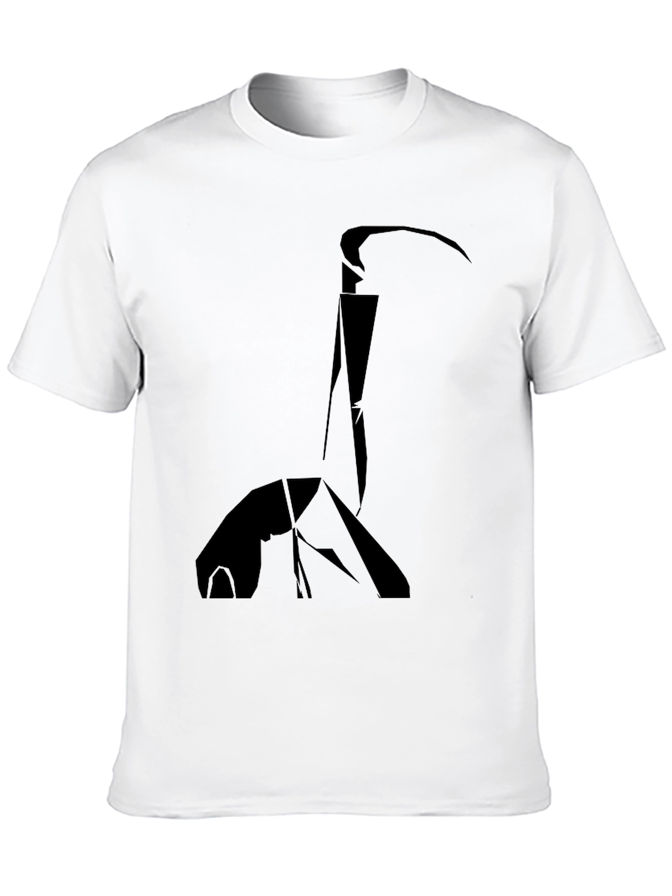 Abstract Grim Reaper Black T-Shirt