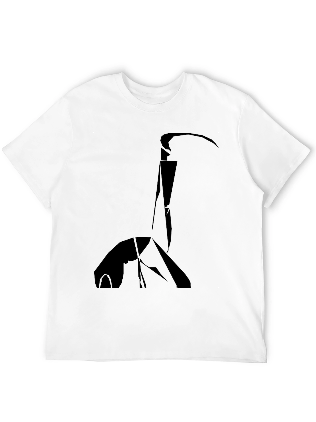 Abstract Grim Reaper Black T-Shirt