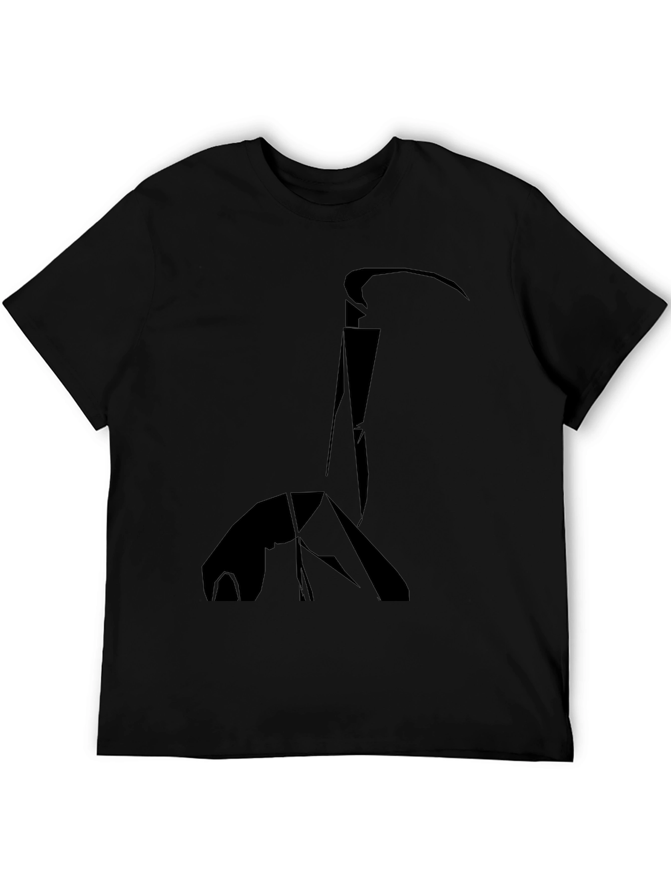 Abstract Grim Reaper Black T-Shirt