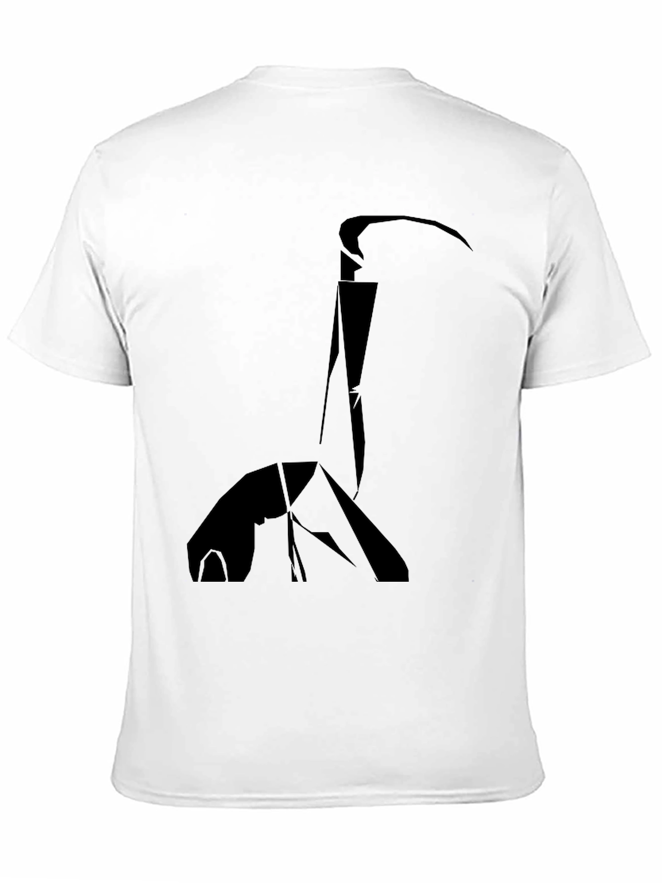 Abstract Grim Reaper Black T-Shirt