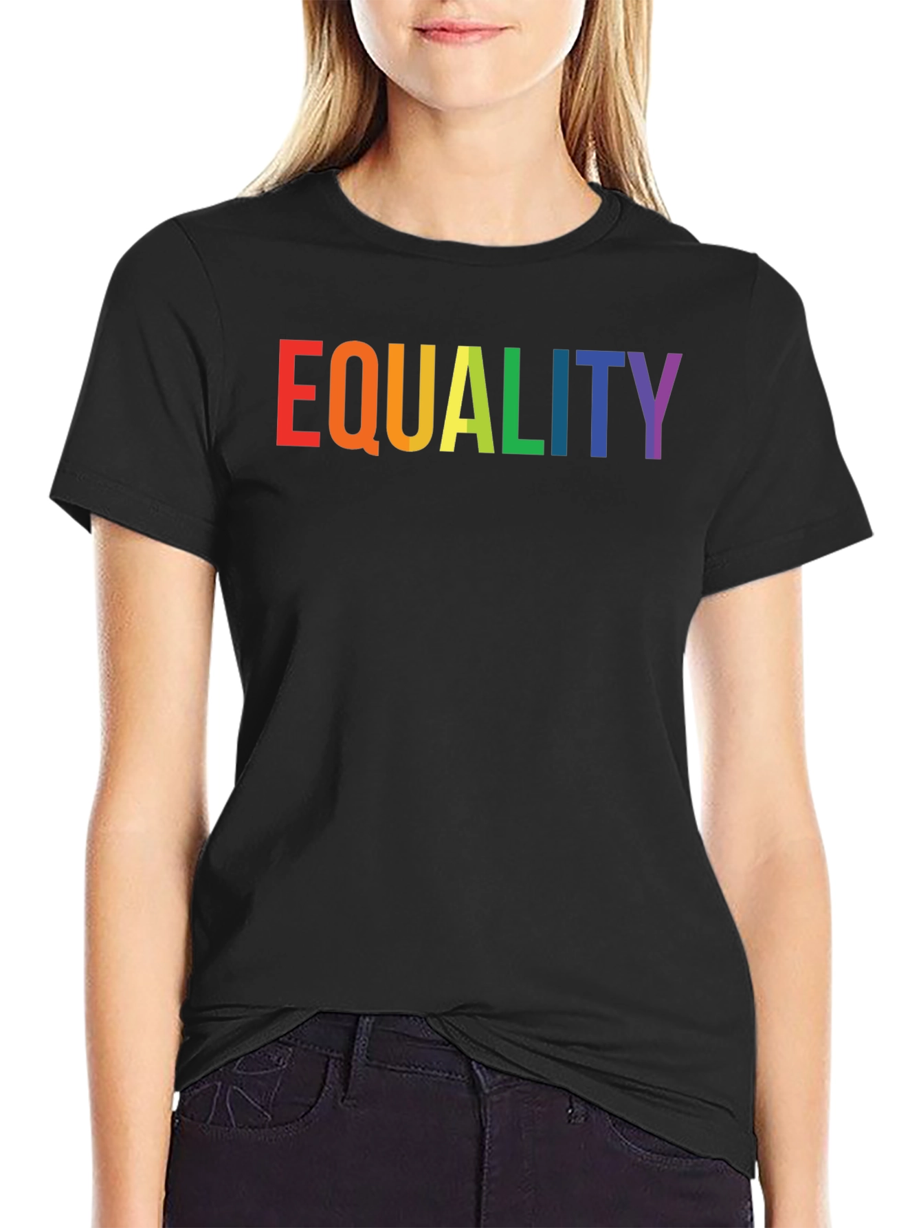 Equality Rainbow Graphic T-Shirt