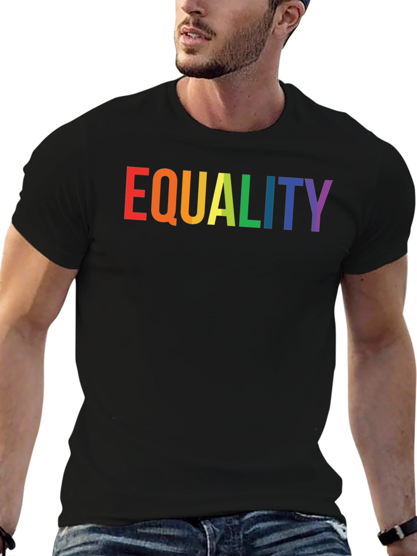 Equality Rainbow Graphic T-Shirt