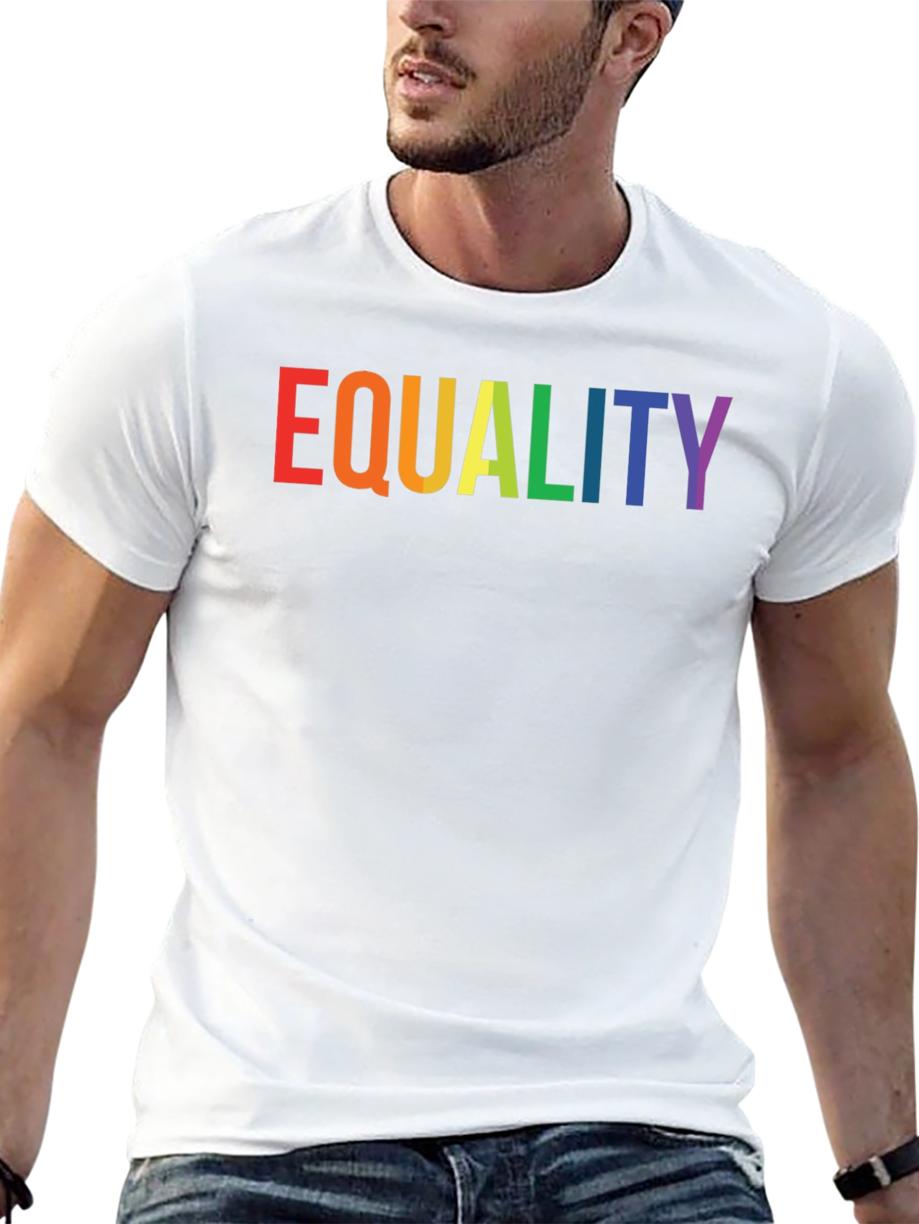 Equality Rainbow Graphic T-Shirt