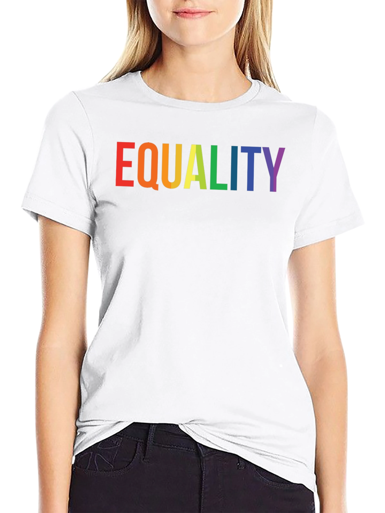 Equality Rainbow Graphic T-Shirt
