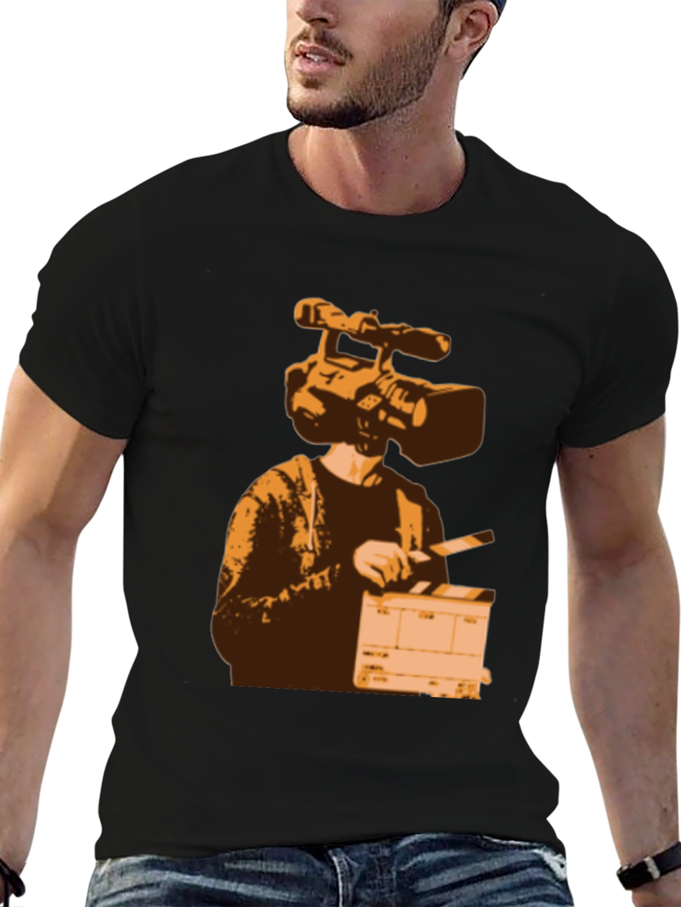 Camera Head Filmmaker Graphic Tee