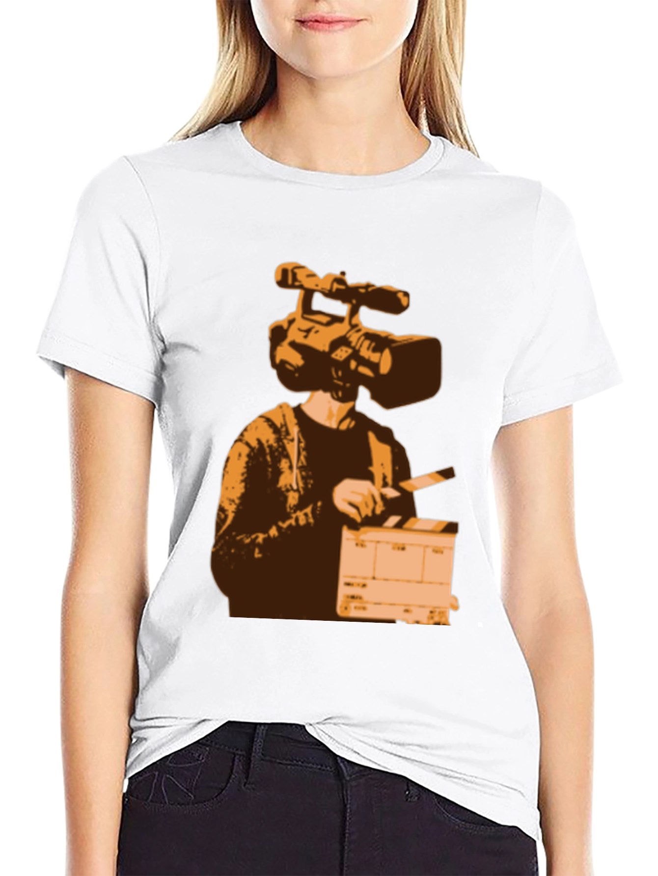 Camera Head Filmmaker Graphic Tee