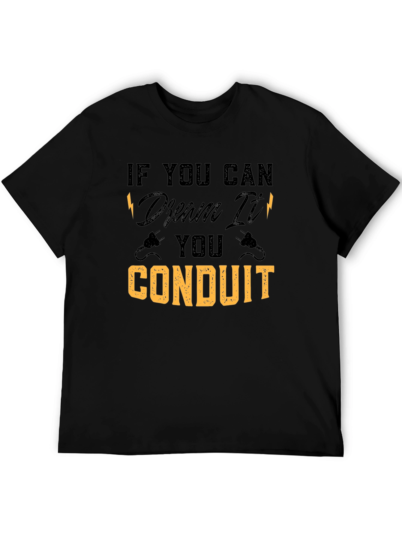 Electrician Dream Conduit Graphic T-Shirt