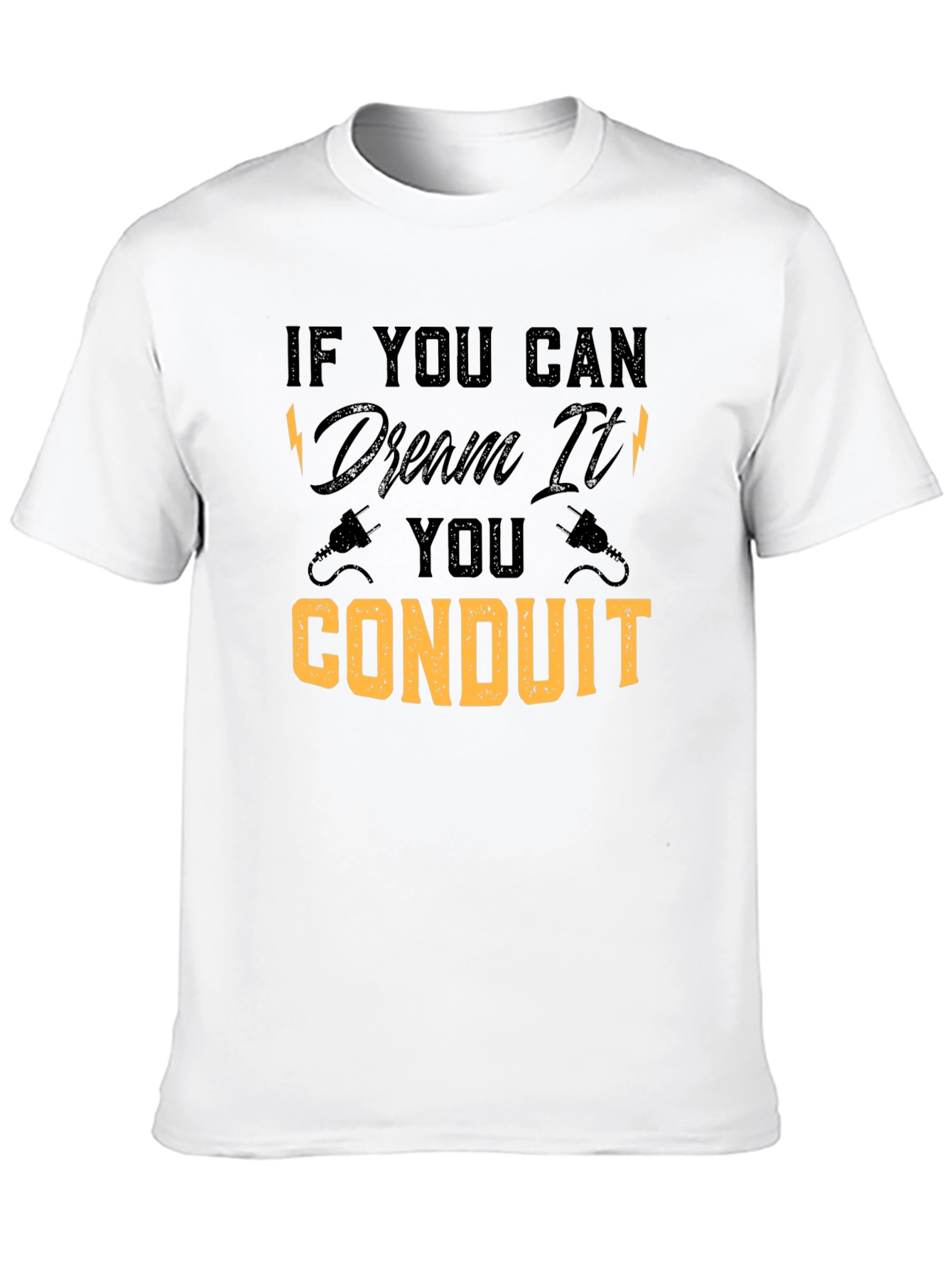 Electrician Dream Conduit Graphic T-Shirt