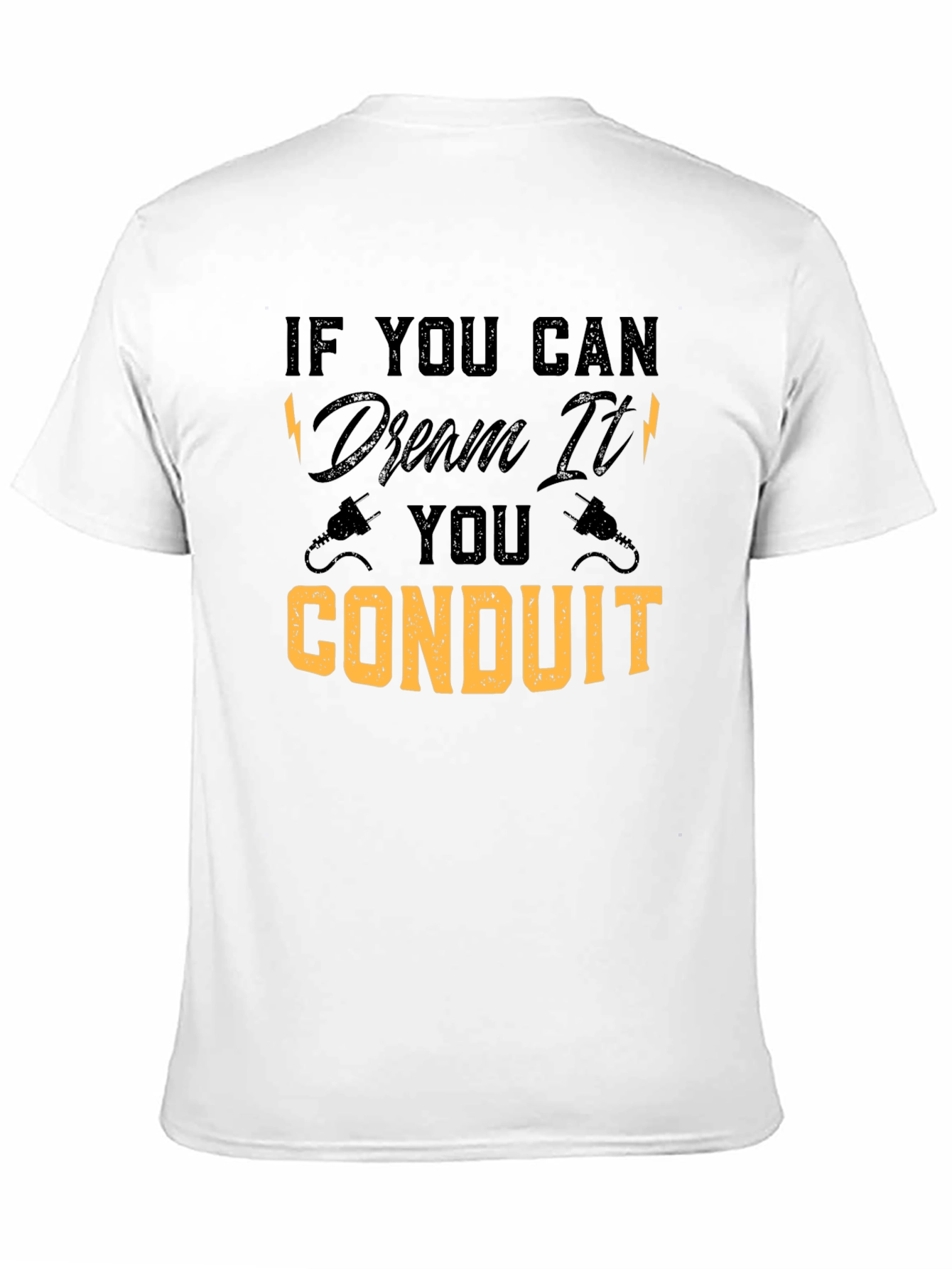 Electrician Dream Conduit Graphic T-Shirt