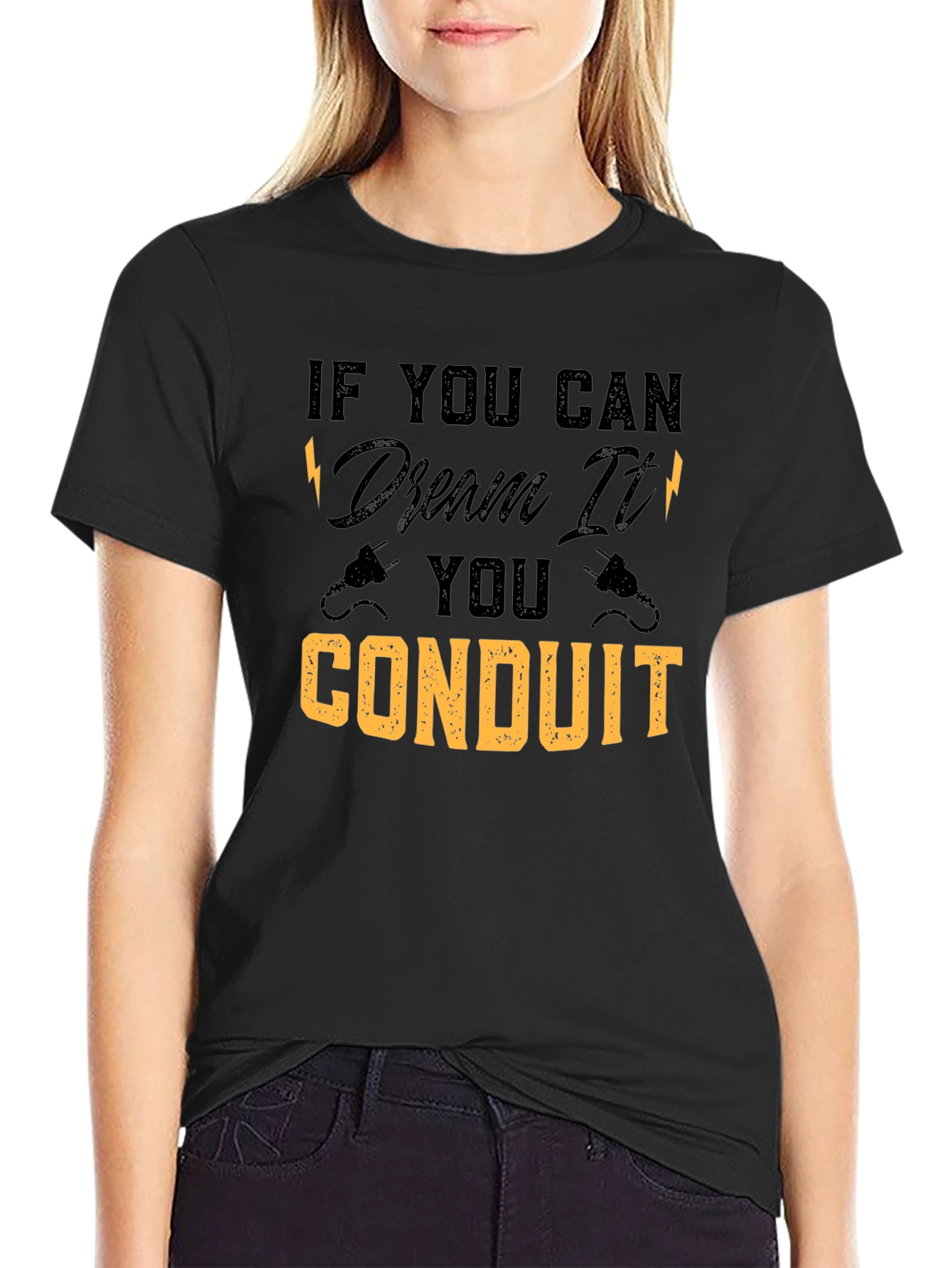 Electrician Dream Conduit Graphic T-Shirt
