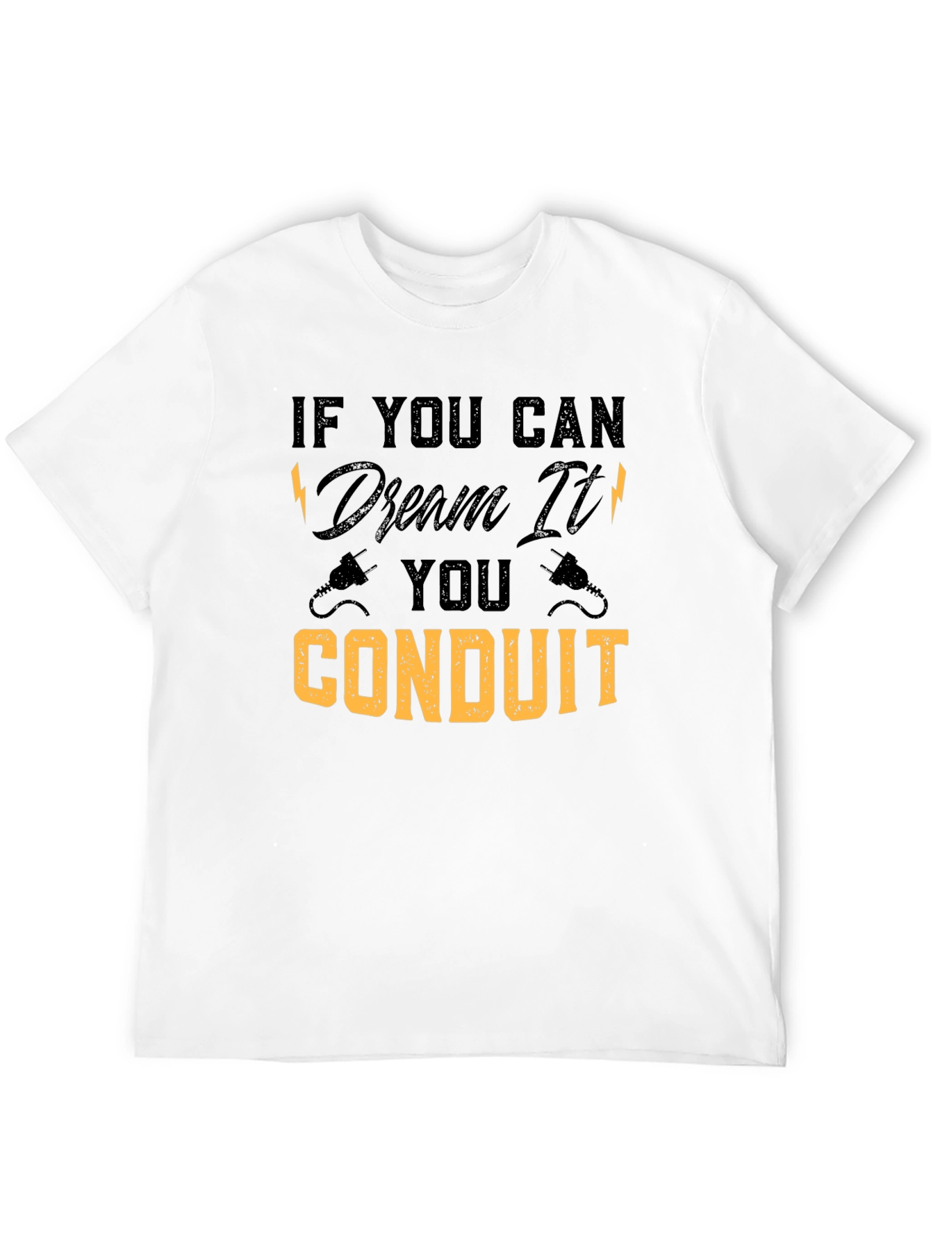 Electrician Dream Conduit Graphic T-Shirt