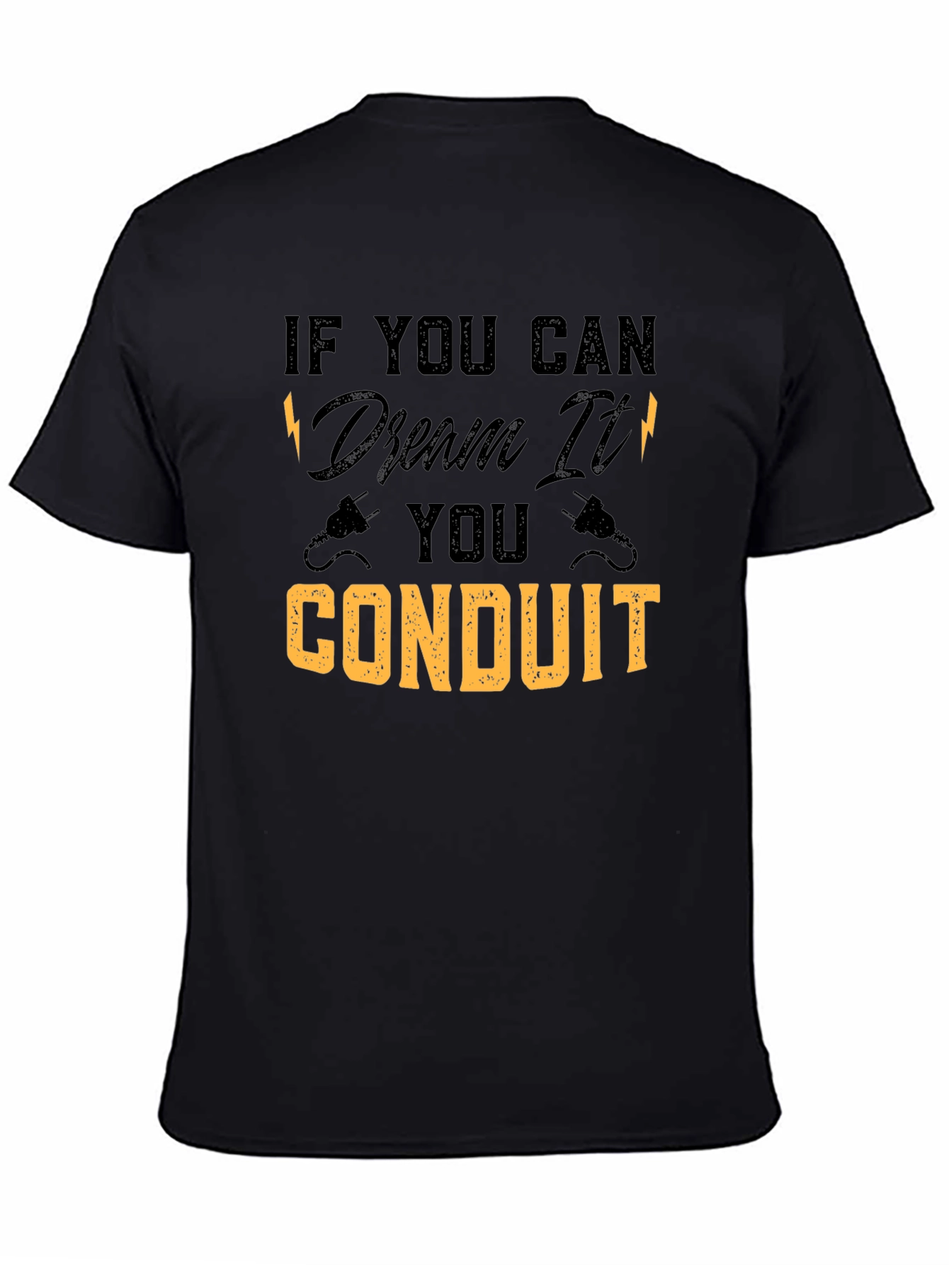Electrician Dream Conduit Graphic T-Shirt