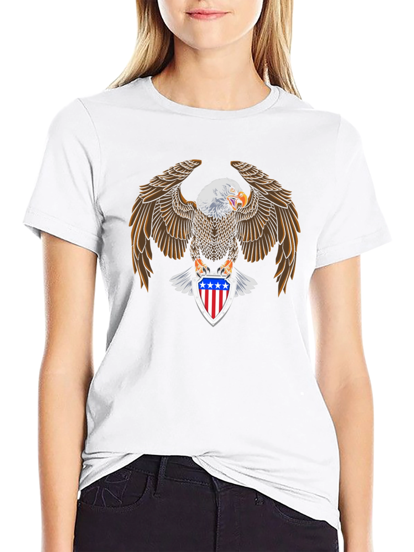 American Eagle Shield Graphic Tee