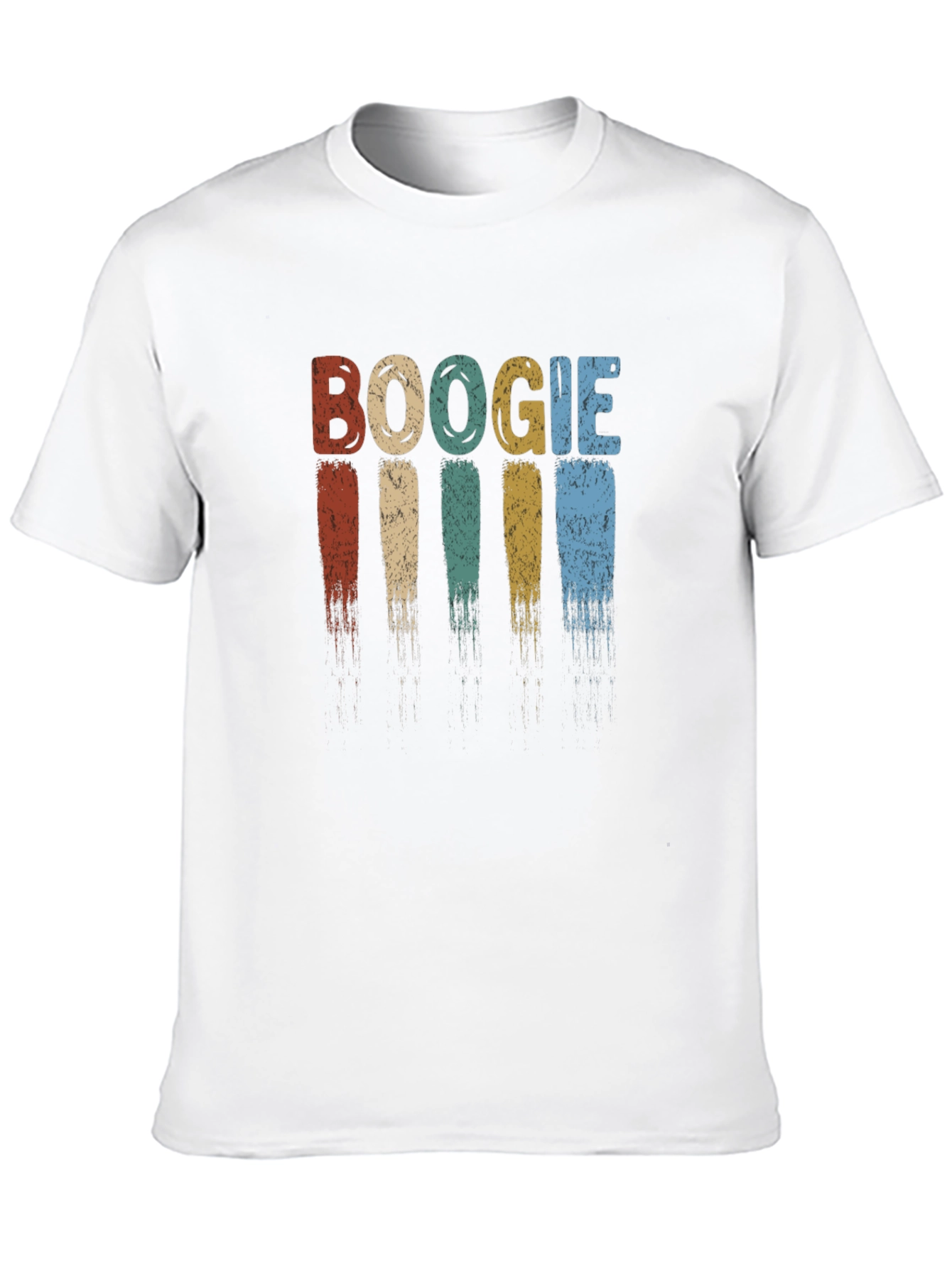 Boogie Retro Style Graphic Tee - Black