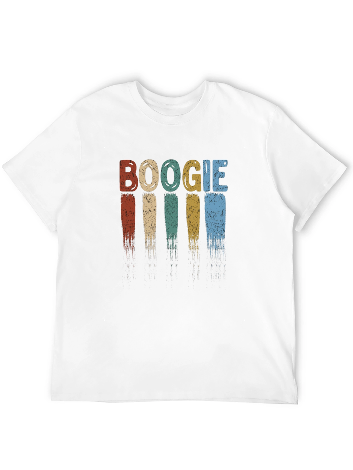 Boogie Retro Style Graphic Tee - Black