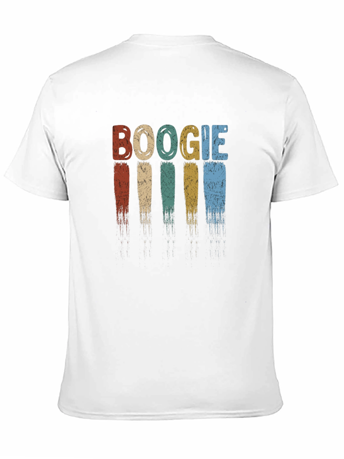 Boogie Retro Style Graphic Tee - Black