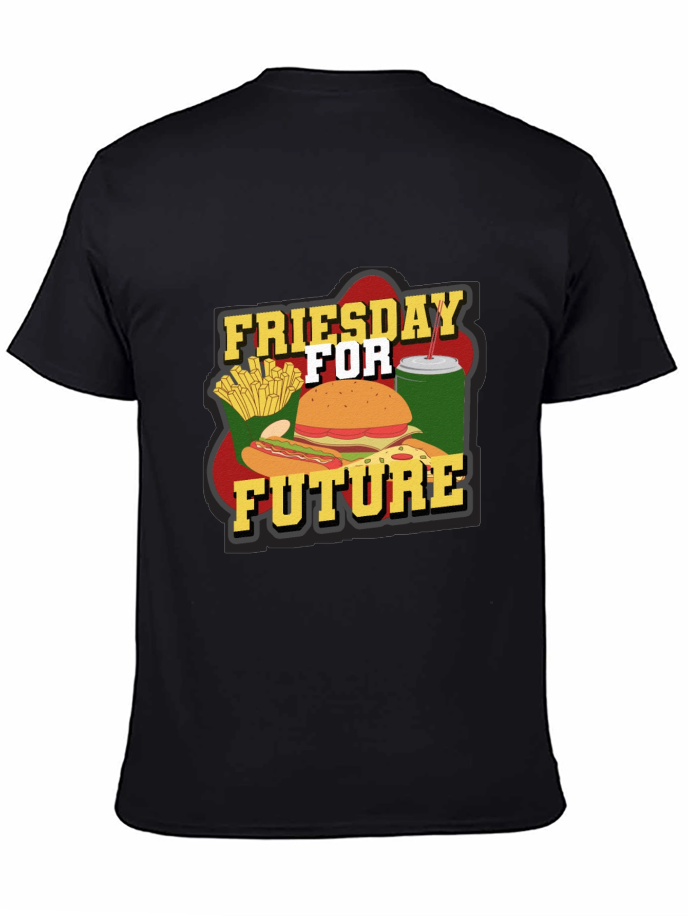 Friesday for Future T-Shirt Funny Fast Food Tee
