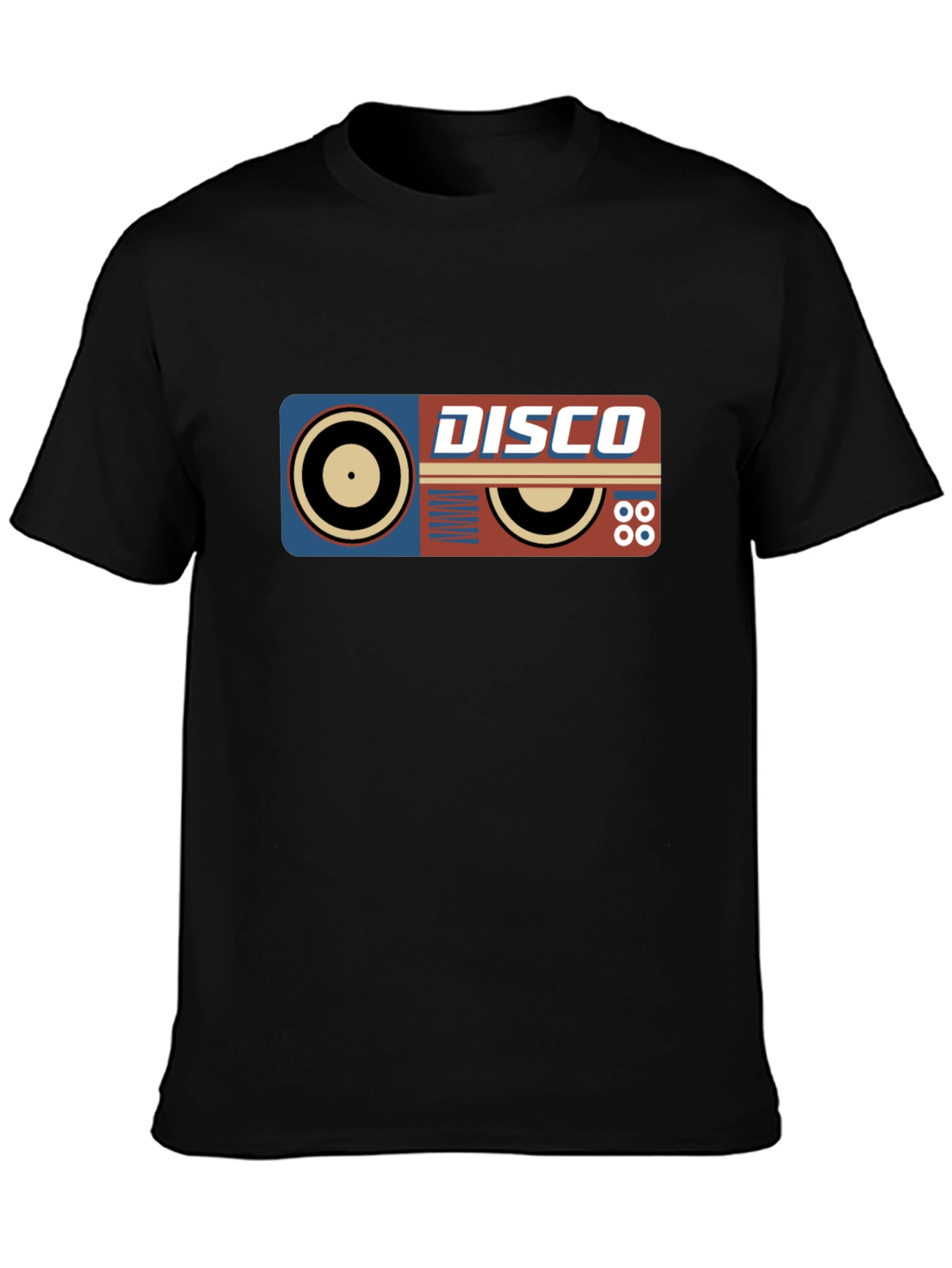 Retro Disco Record Graphic T-Shirt
