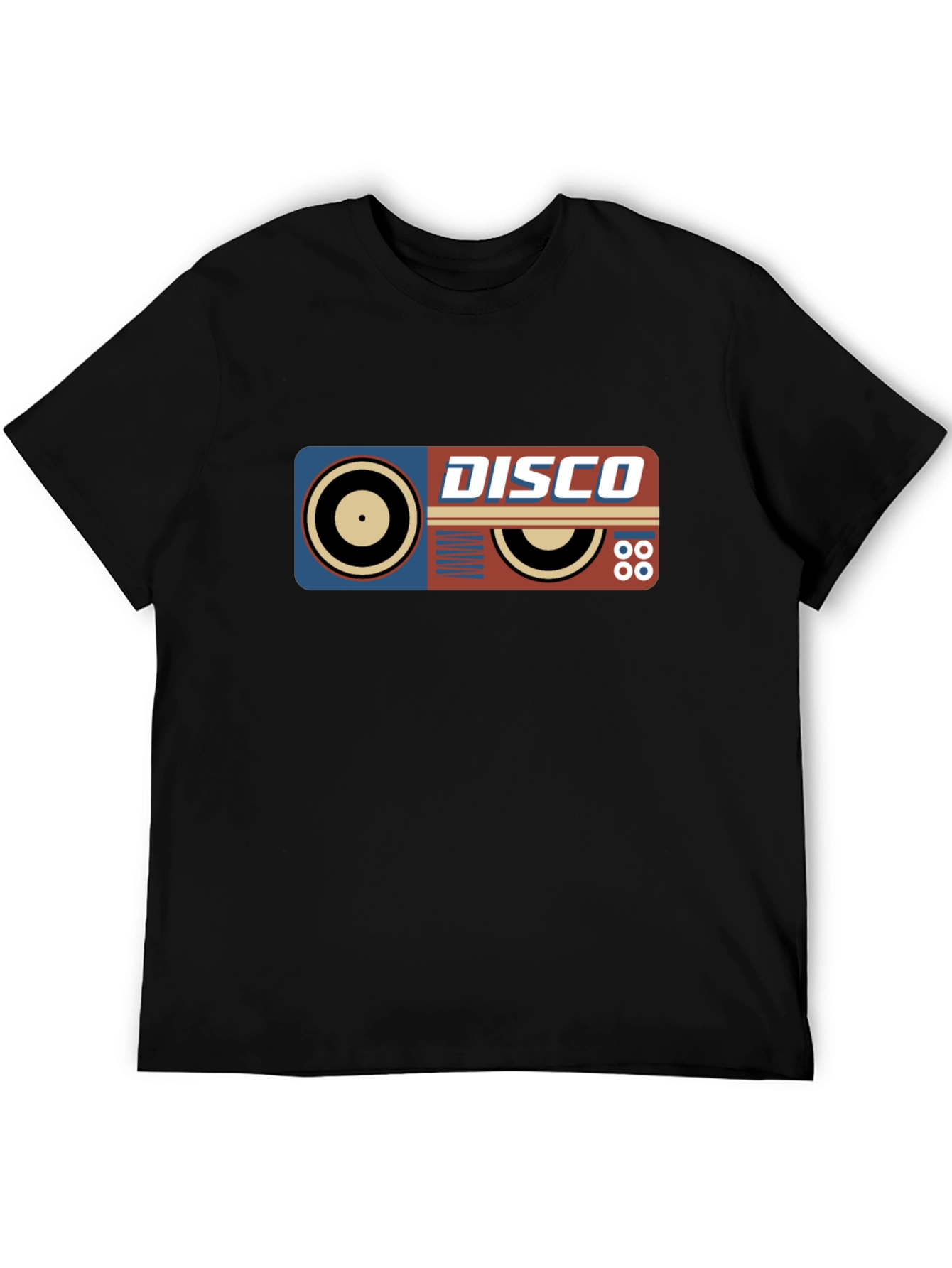 Retro Disco Record Graphic T-Shirt