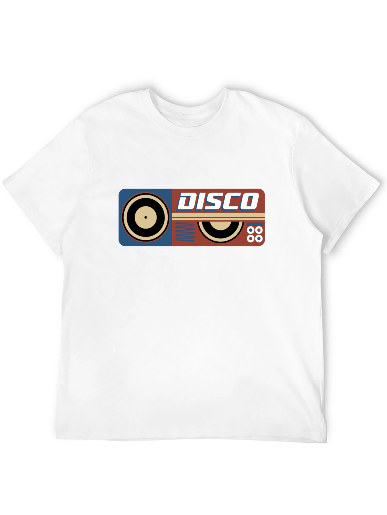 Retro Disco Record Graphic T-Shirt