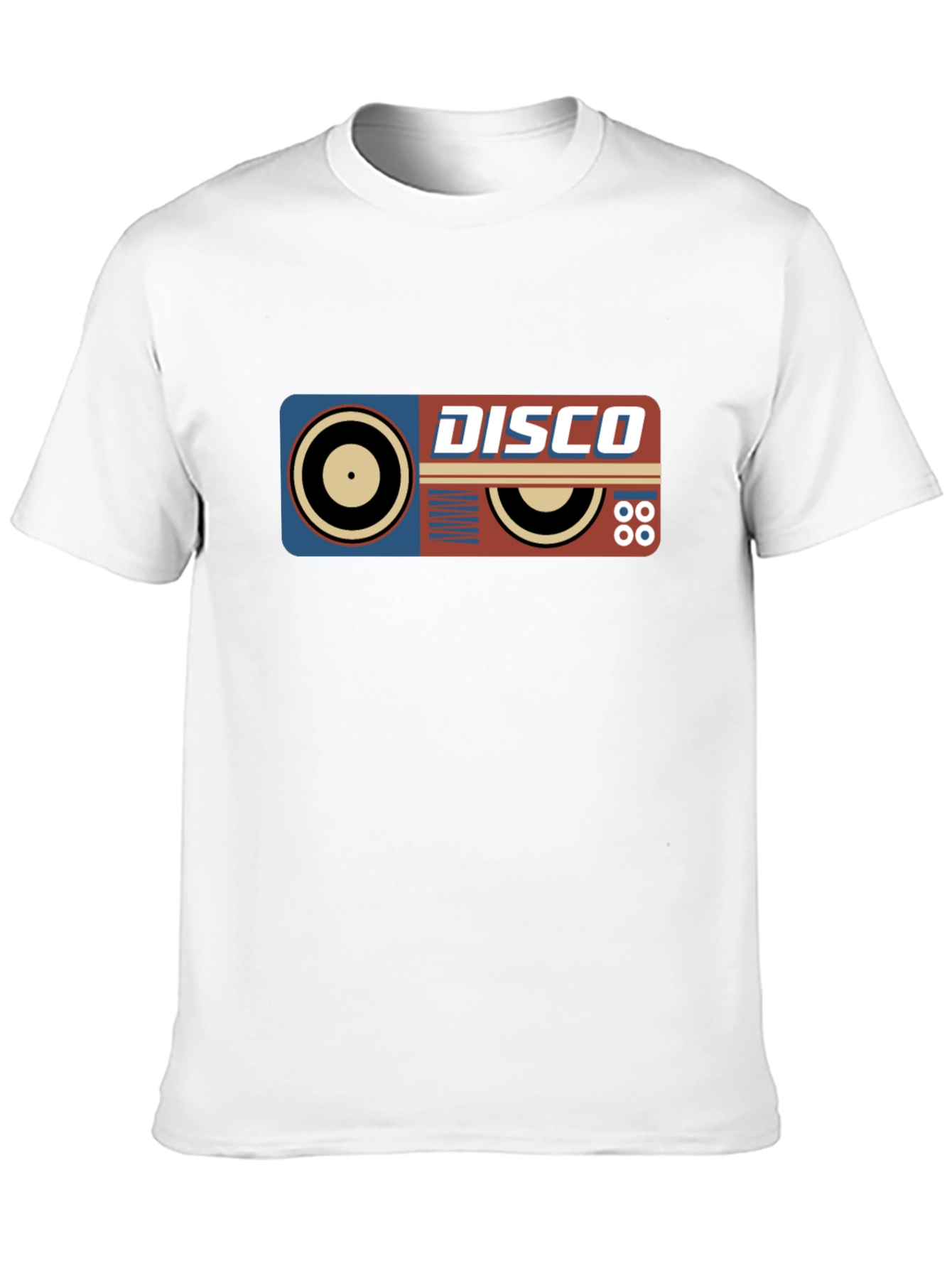 Retro Disco Record Graphic T-Shirt
