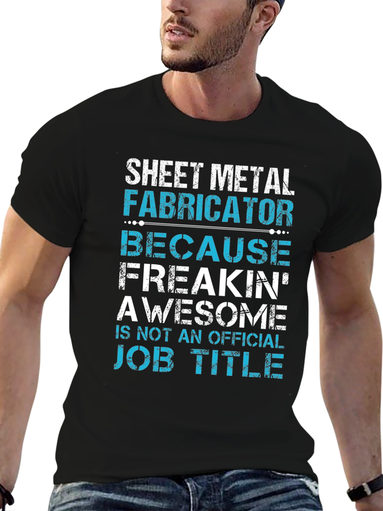 Sheet Metal Fabricator Awesome Job Title T-Shirt