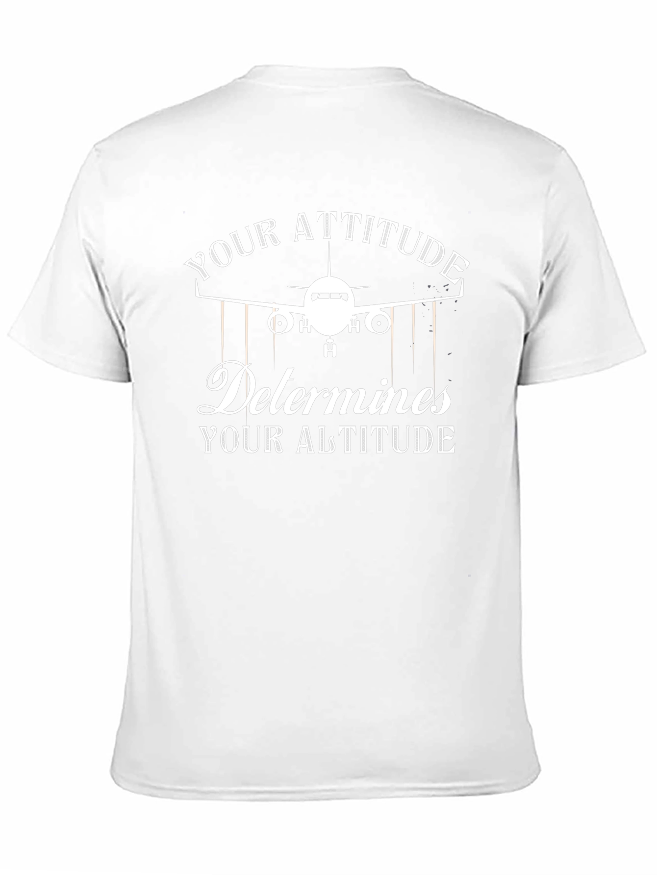 Attitude Determines Altitude Airplane T-Shirt