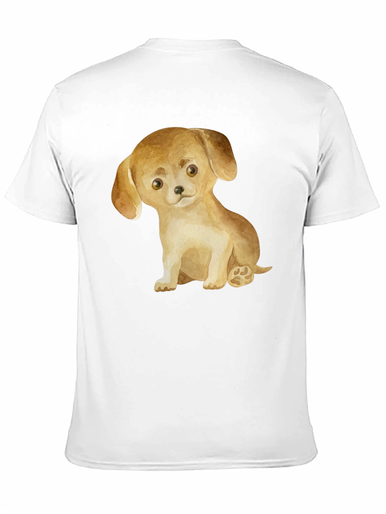 Cute Puppy Dog Graphic T-Shirt - Unisex Casual Tee