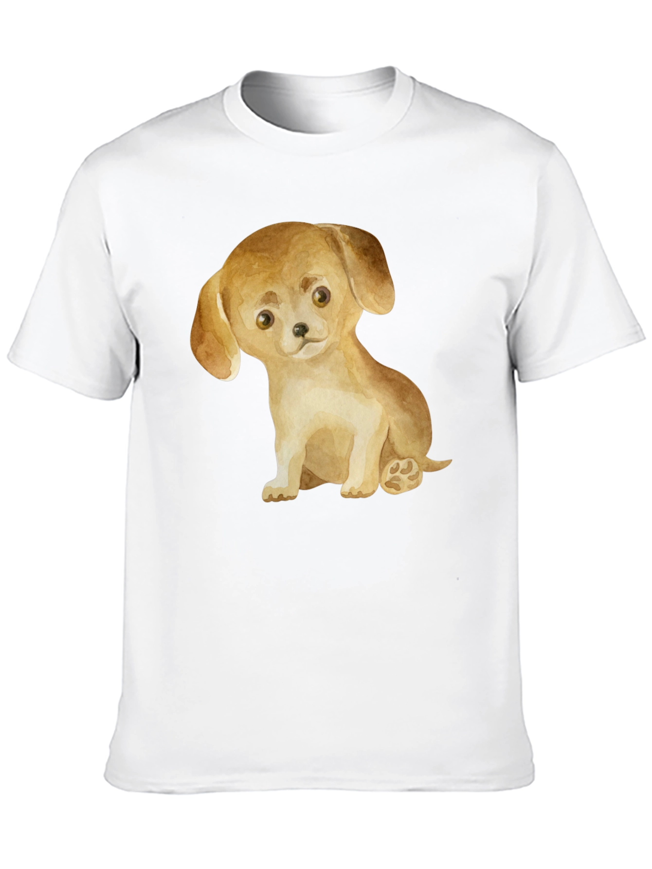 Cute Puppy Dog Graphic T-Shirt - Unisex Casual Tee