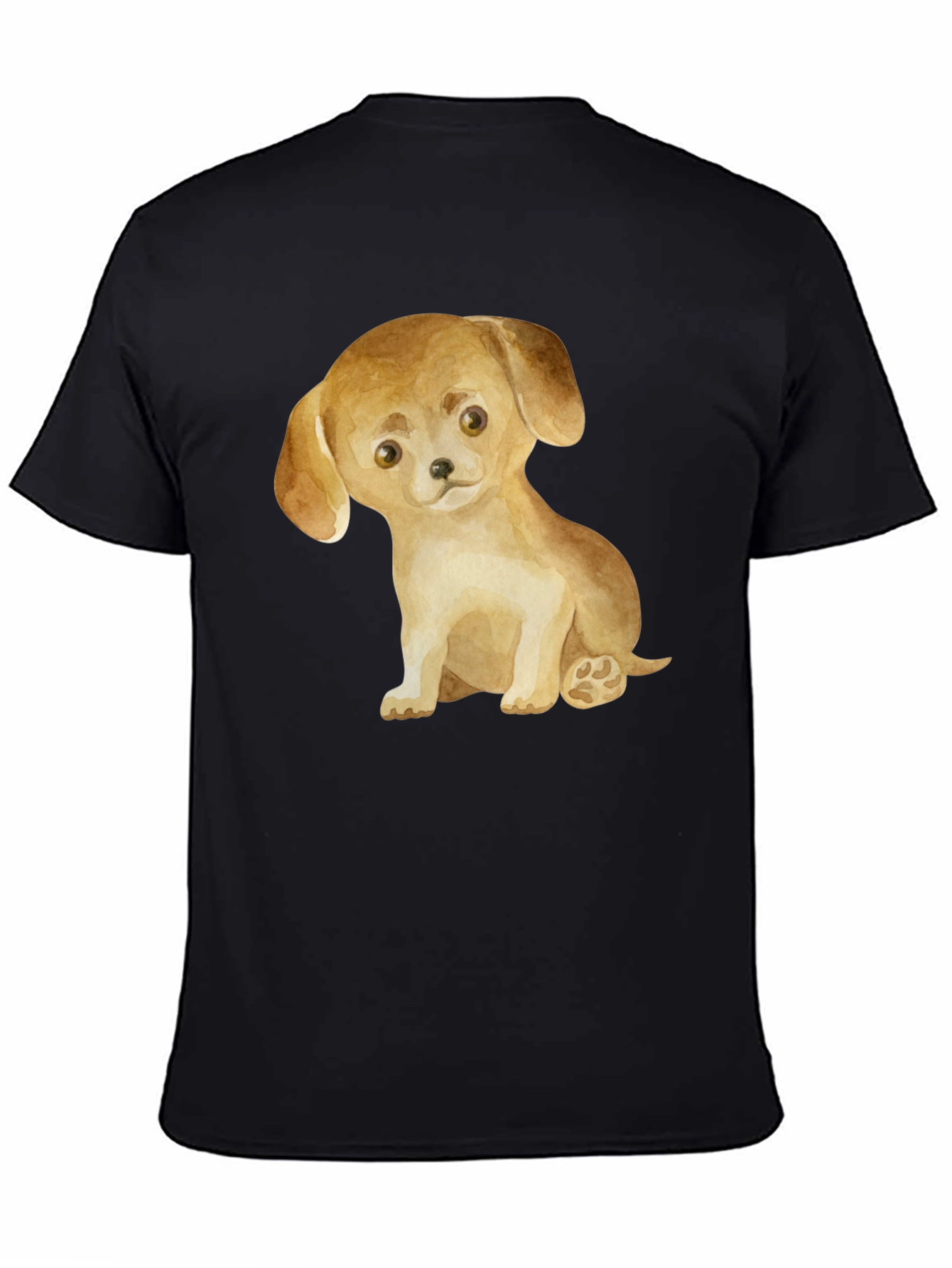Cute Puppy Dog Graphic T-Shirt - Unisex Casual Tee