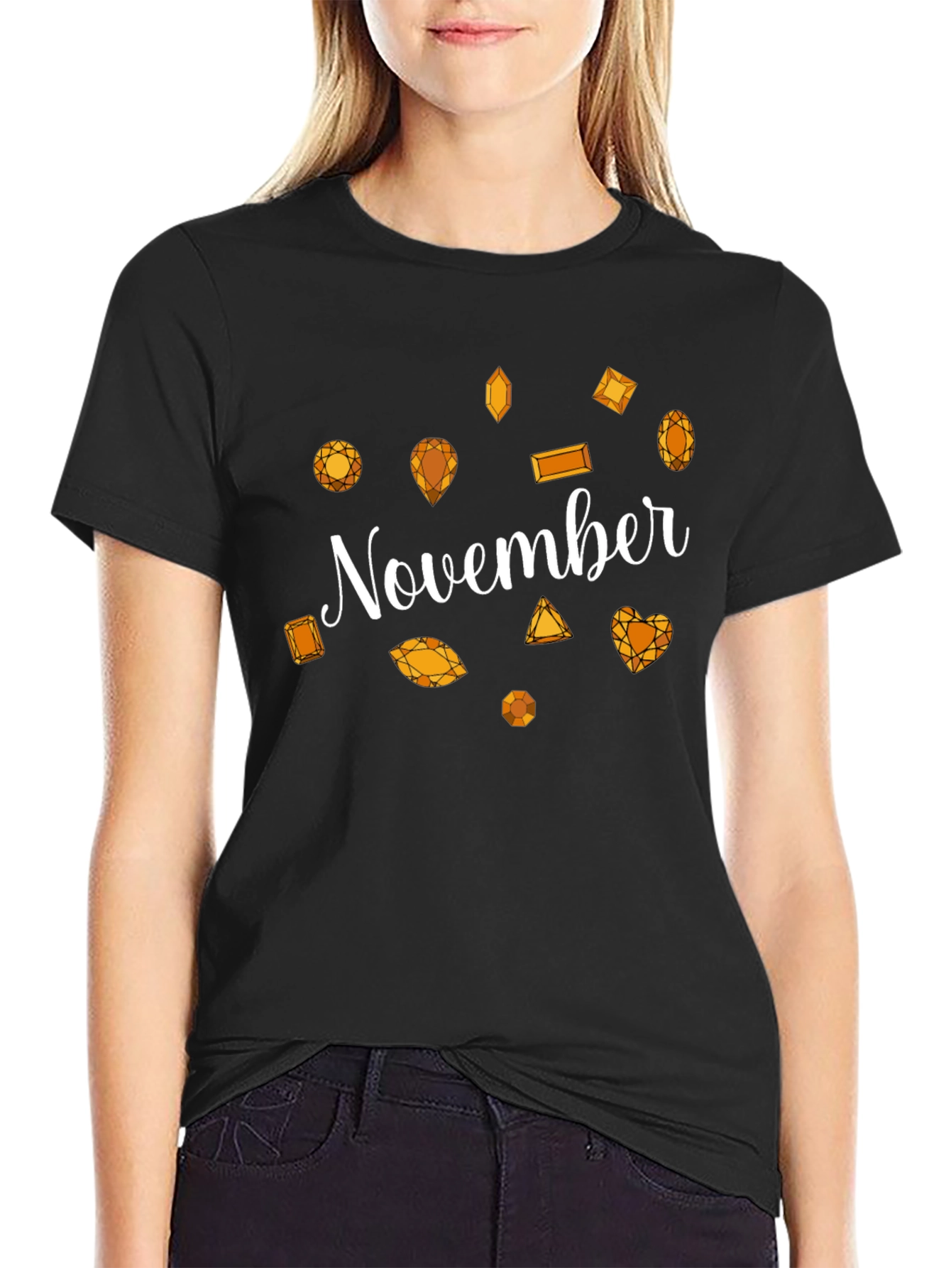 November Birthstone Gemstone T-Shirt