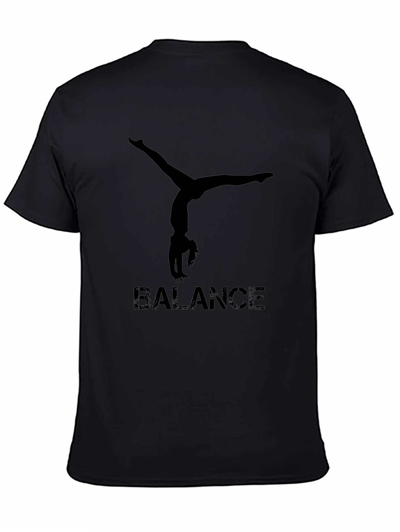 Balance Gymnast Black T-Shirt